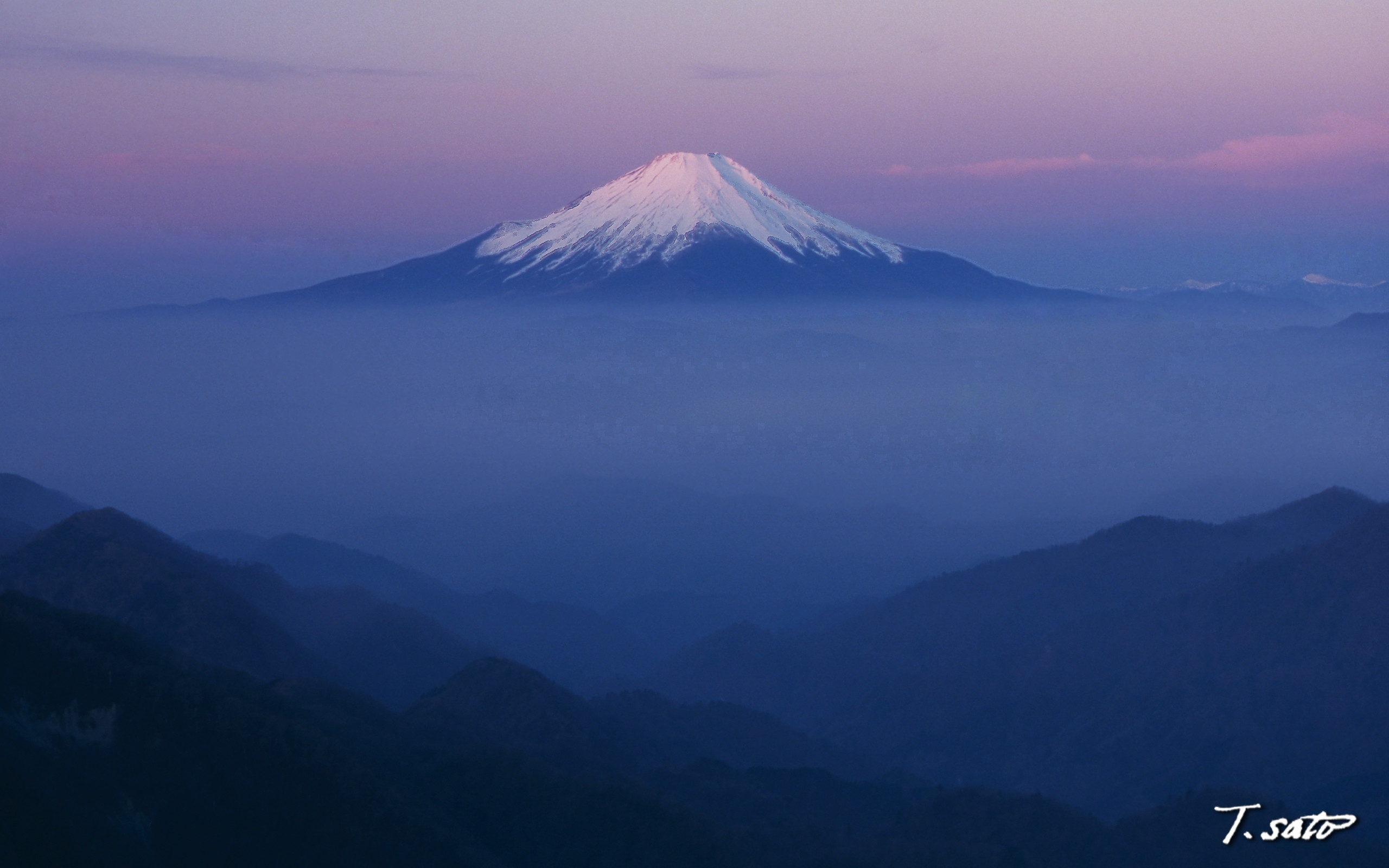 2560x1600 Pink Mt. Fuji wallpapers and stock photos