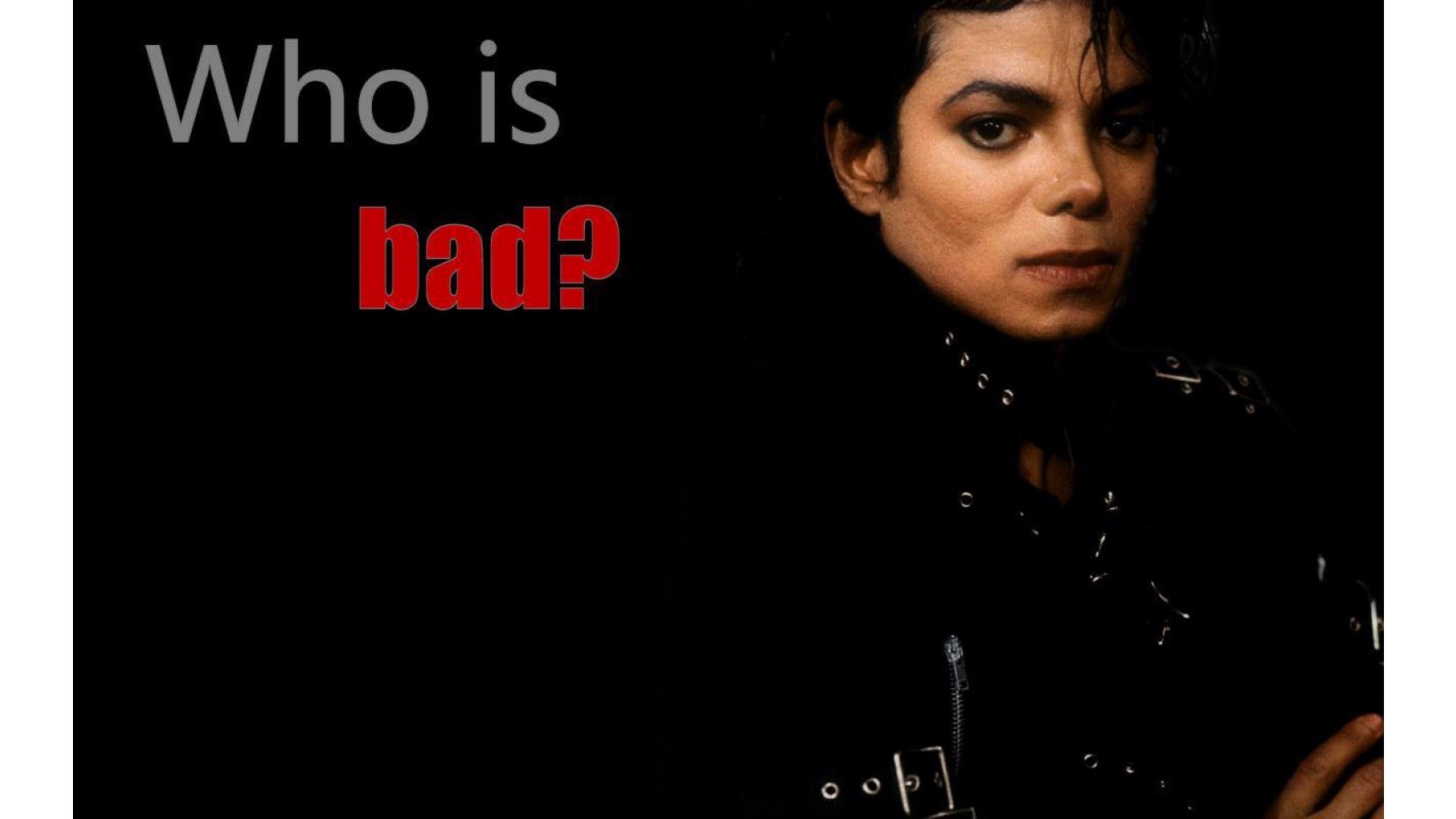 3840x2160  Bad Michael Jackson 4K Wallpaper