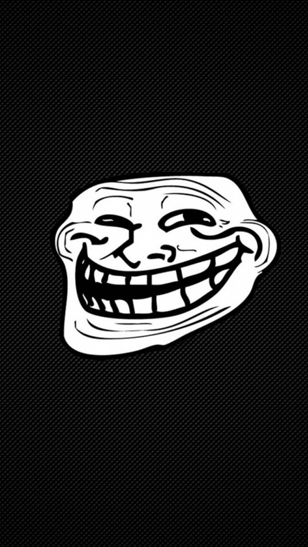 1080x1920 Funny iPhone 6 Plus Wallpapers - Troll Face Illustration Drawing .
