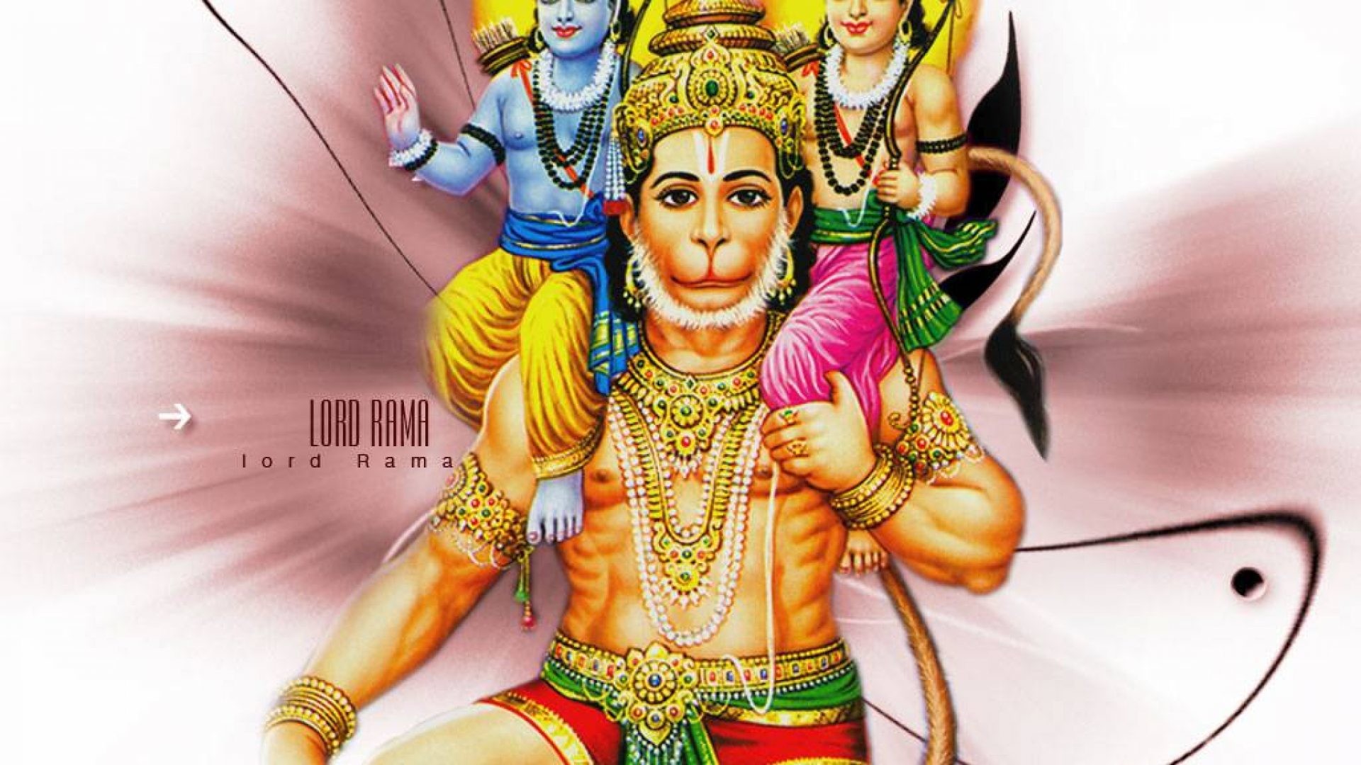 1920x1080 God Hanuman Wallpaper