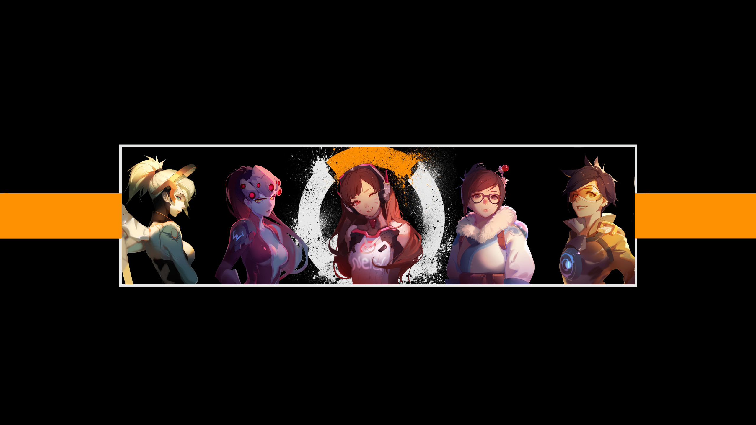 2560x1440 ... Overwatch Girl Heroes Desktop Wallpaper - Nerd by Lowkey-Nerd
