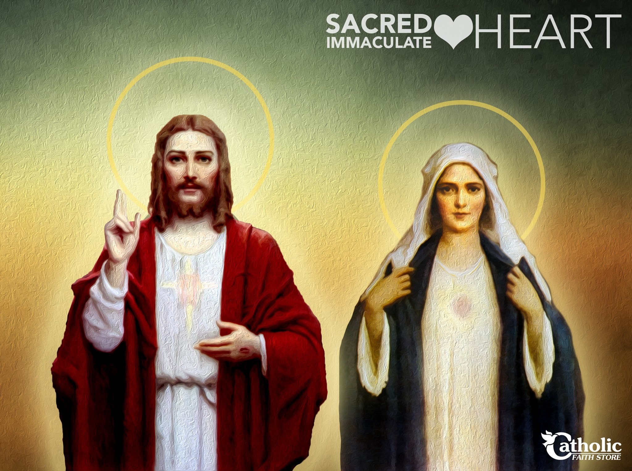 2048x1525  Sacred Heart — Immaculate Heart Blessed be the Most Loving Heart  and Sweet Name of Our Lord Jesus Christ and the most glorious Virgin Mary,  ...