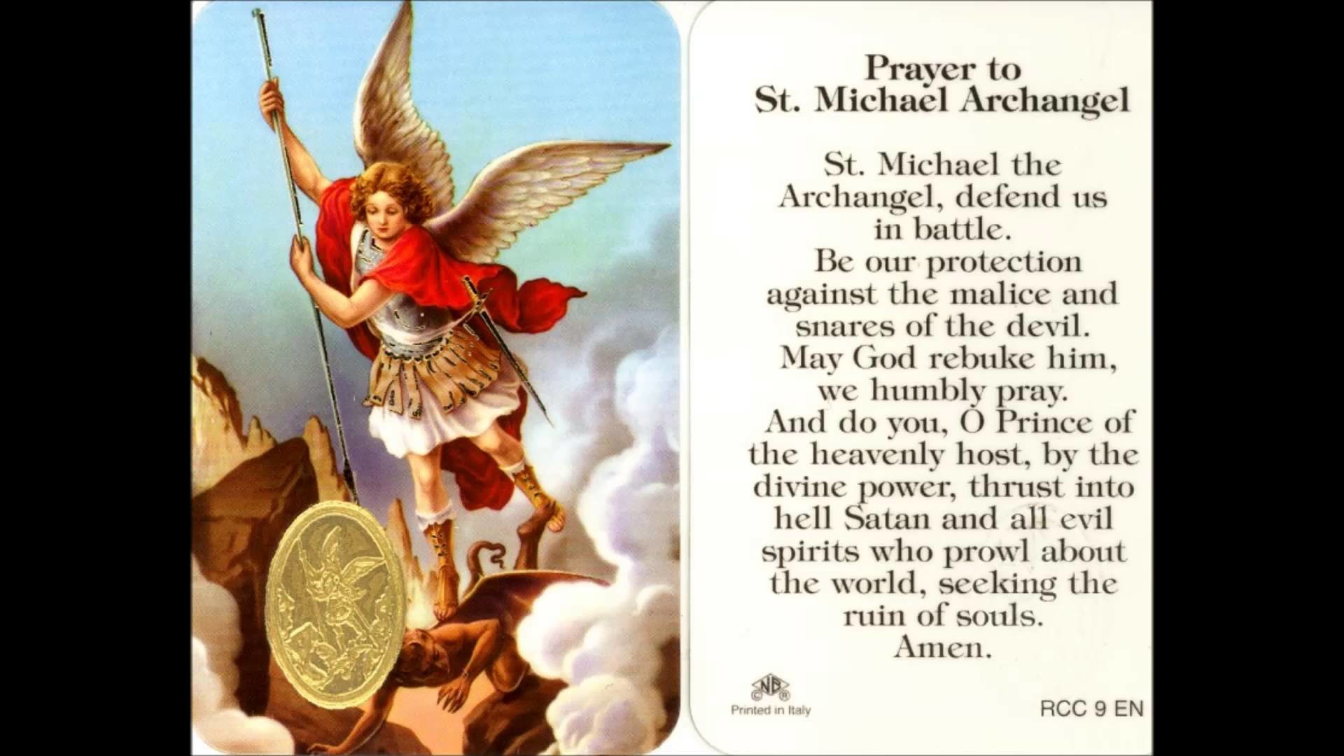 1920x1080 Prayer to St. Michael the Archangel