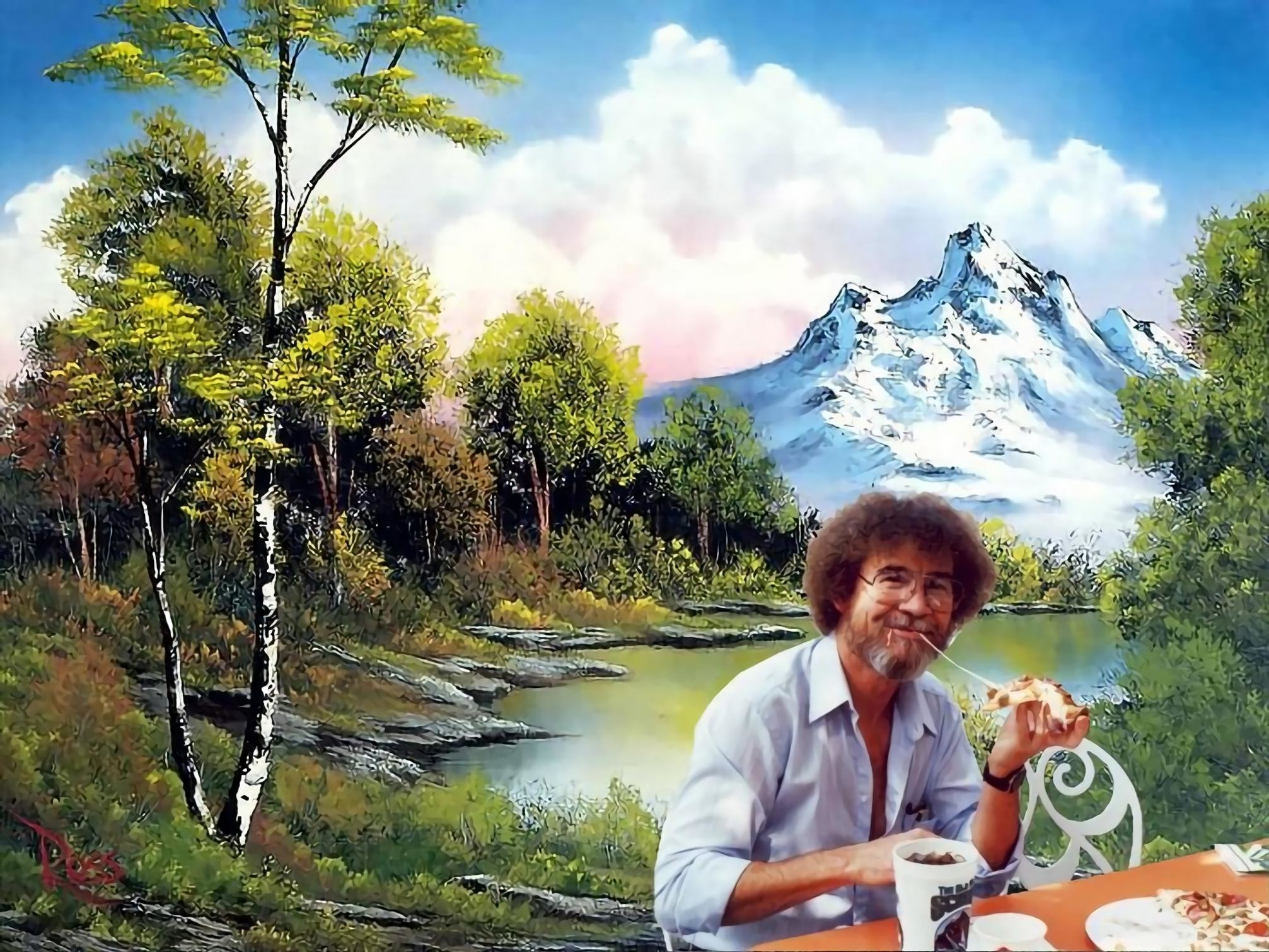 Bob Ross Wallpaper.