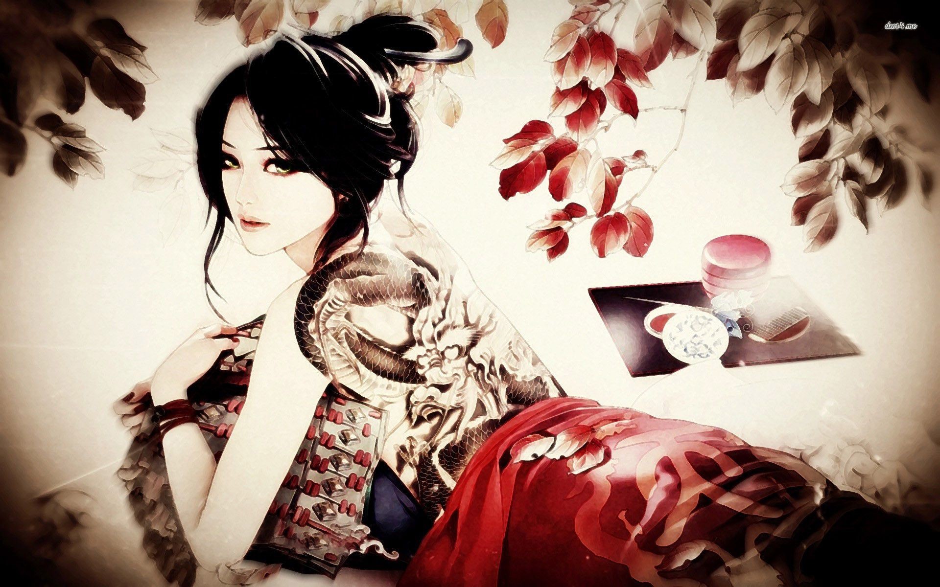 1920x1200 Japanese Geisha Wallpapers