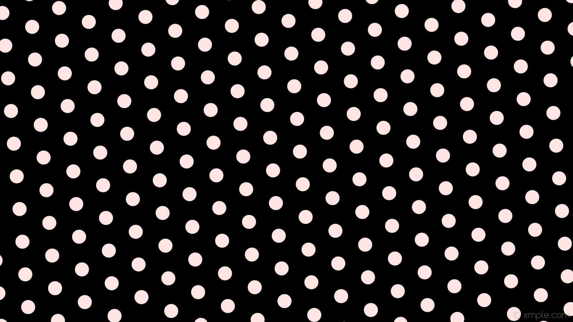 1920x1080 wallpaper white hexagon black polka dots misty rose #000000 #ffe4e1  diagonal 35Â° 47px
