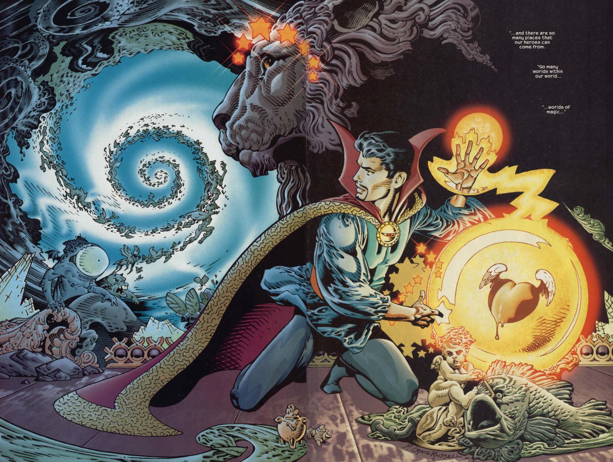 1988x1500 Doctor Strange wallpaper "vortex"