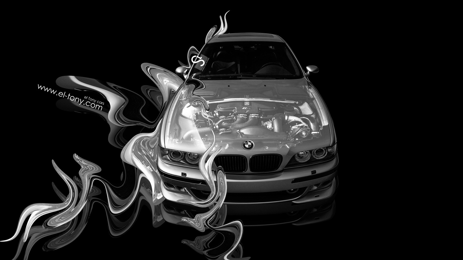 1920x1080 ... BMW-E39-M5-Fantasy-Engine-Plastic-Car-2014- ...