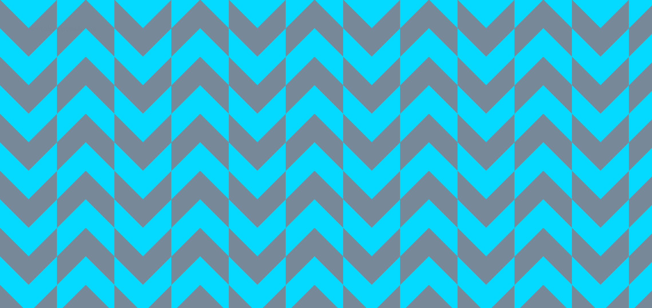 2280x1080 #04D9FF Neon Blue #778899 Light Slate Gray Chevron Arrow Grid Background