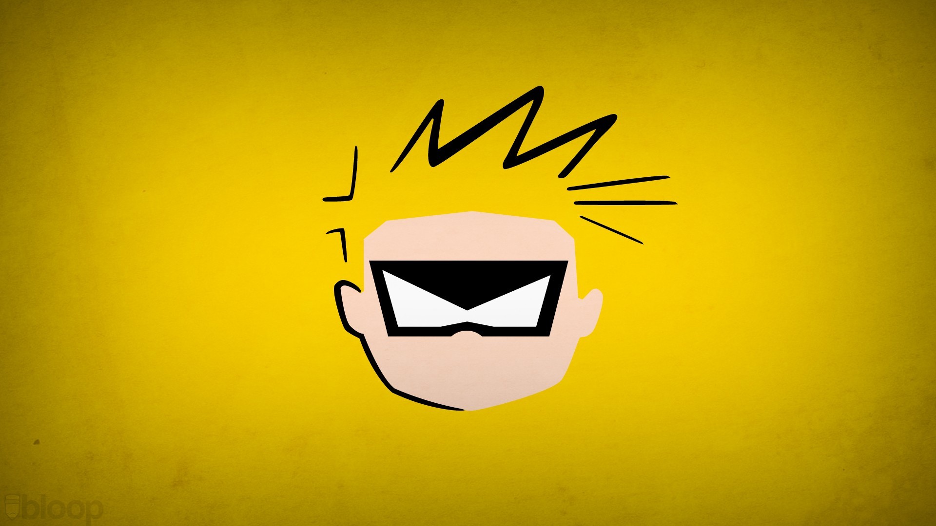 1920x1080 Blo0p Calvin And Hobbes Comic Strip Minimalistic Spaceman Spiff Yellow  Background ...