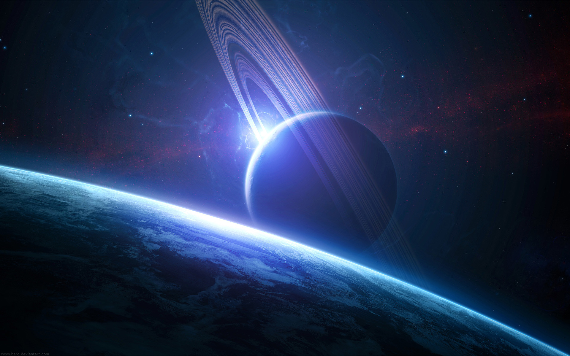 1920x1200 Space Planet, HD Desktop Wall Papers (2)