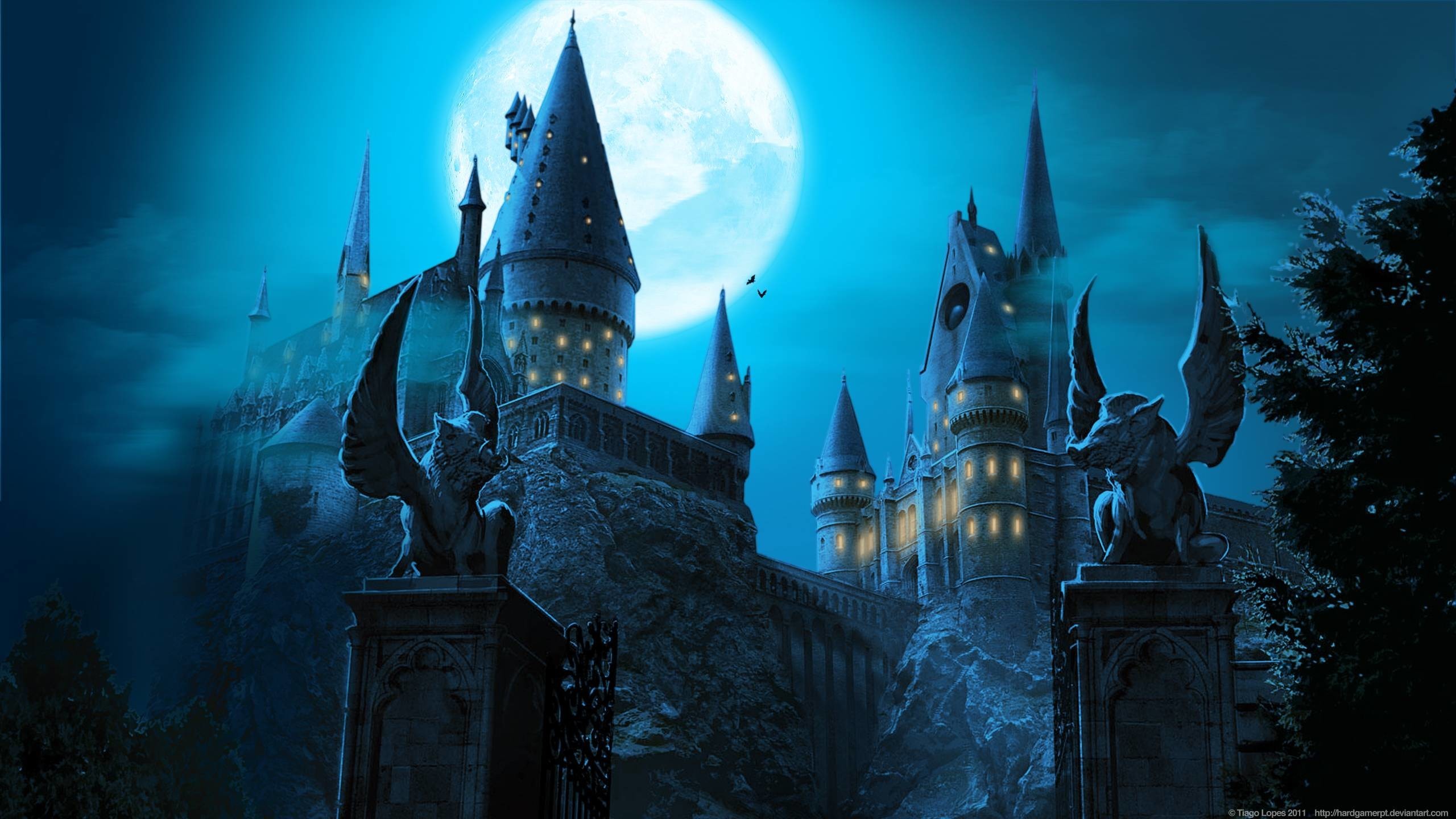 2560x1440  Images For > Hogwarts Castle Wallpaper