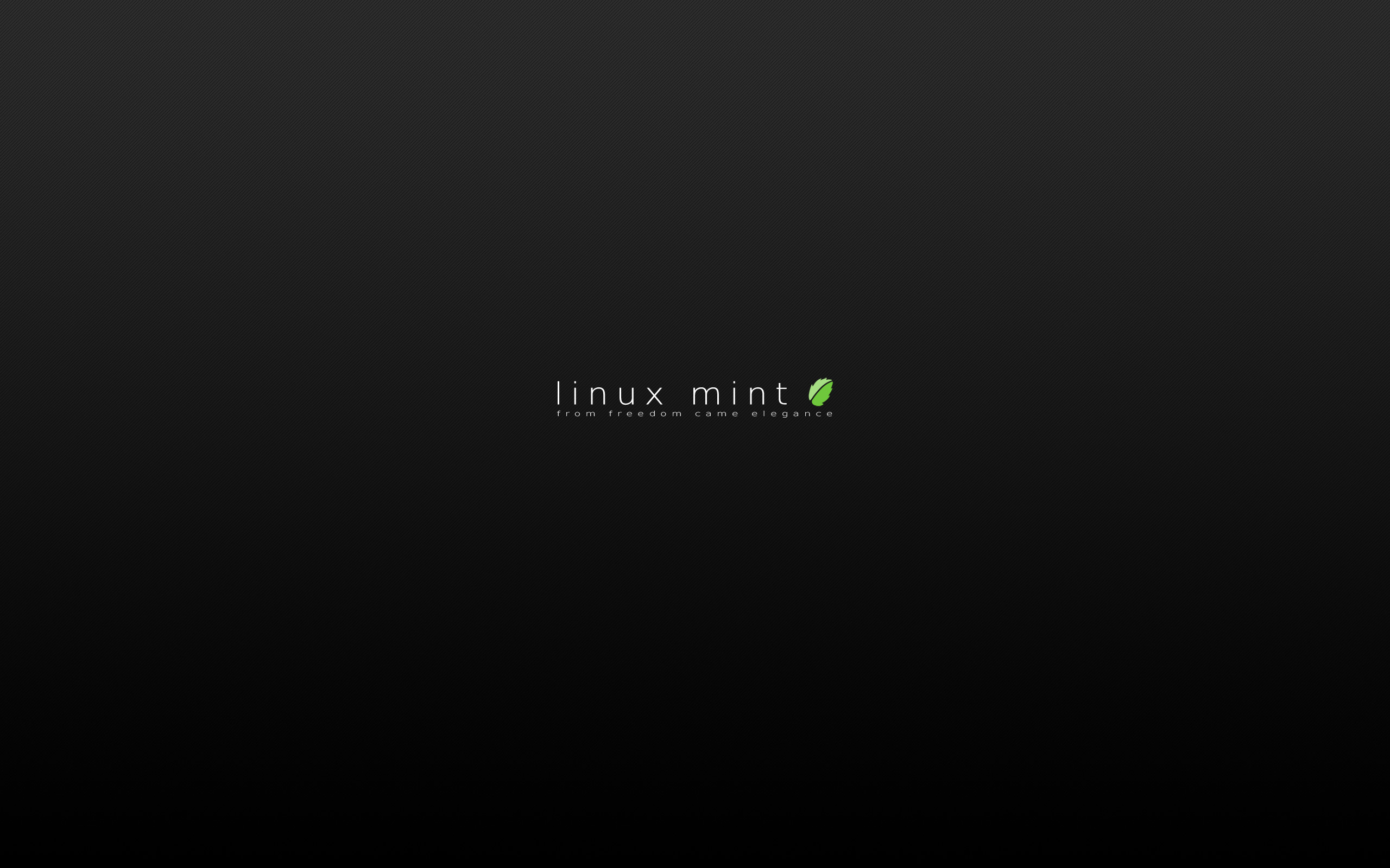 2560x1600 Dark Linux Mint Wallpaper Background 51596