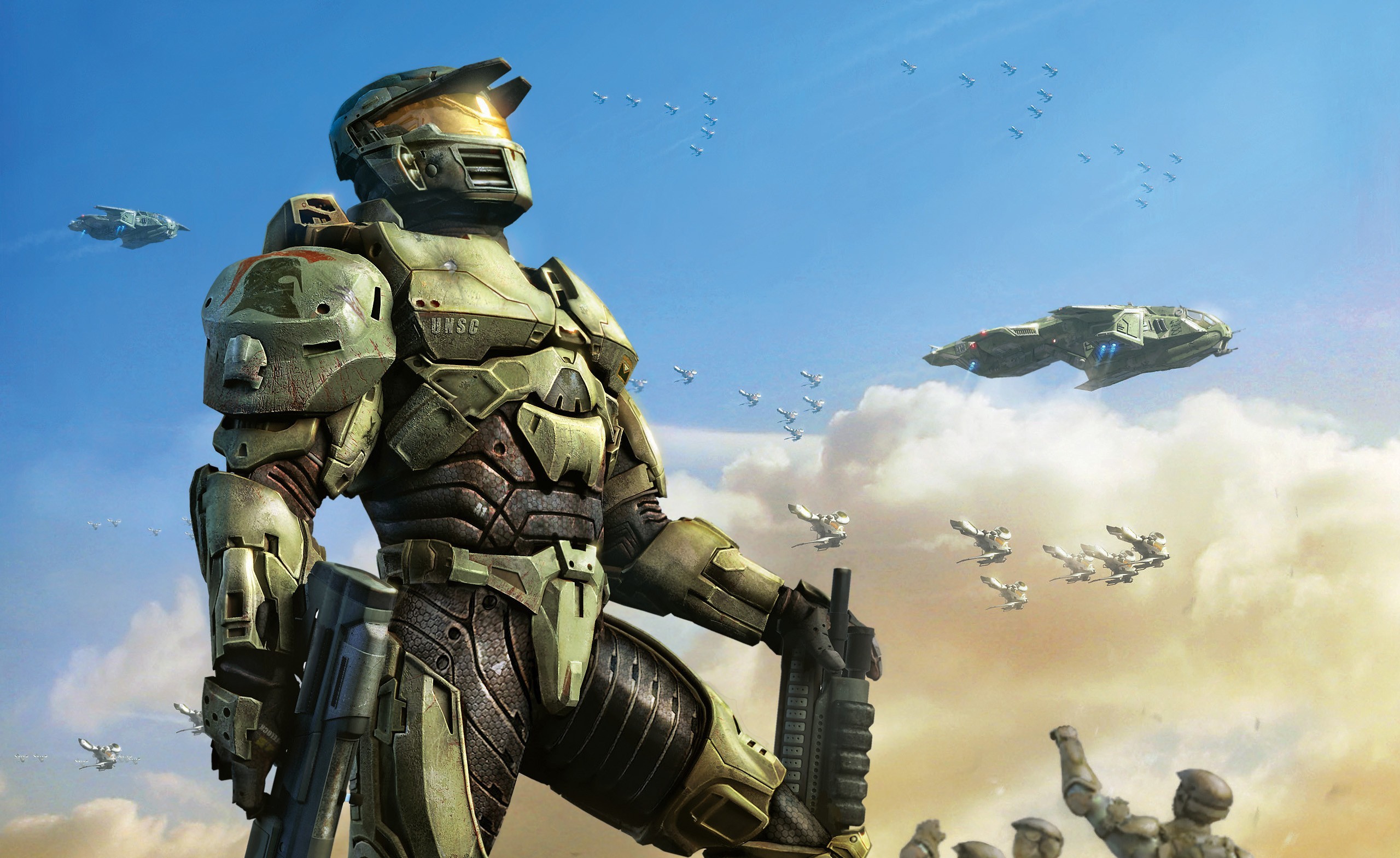2560x1570 #military, #video games, #Halo, #soldier, #Master Chief, wallpaper