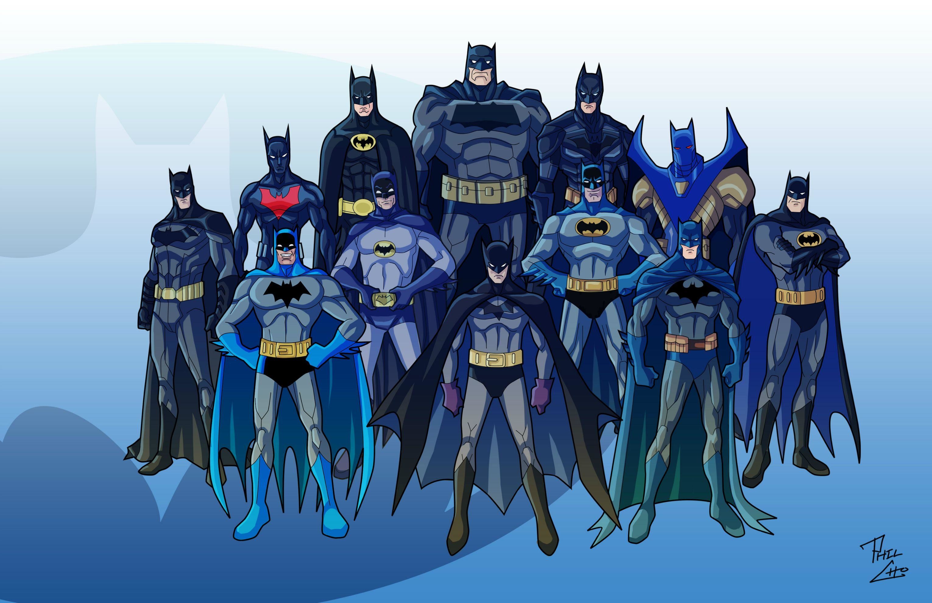 3060x1980 All Batmans Batman Comics Poster