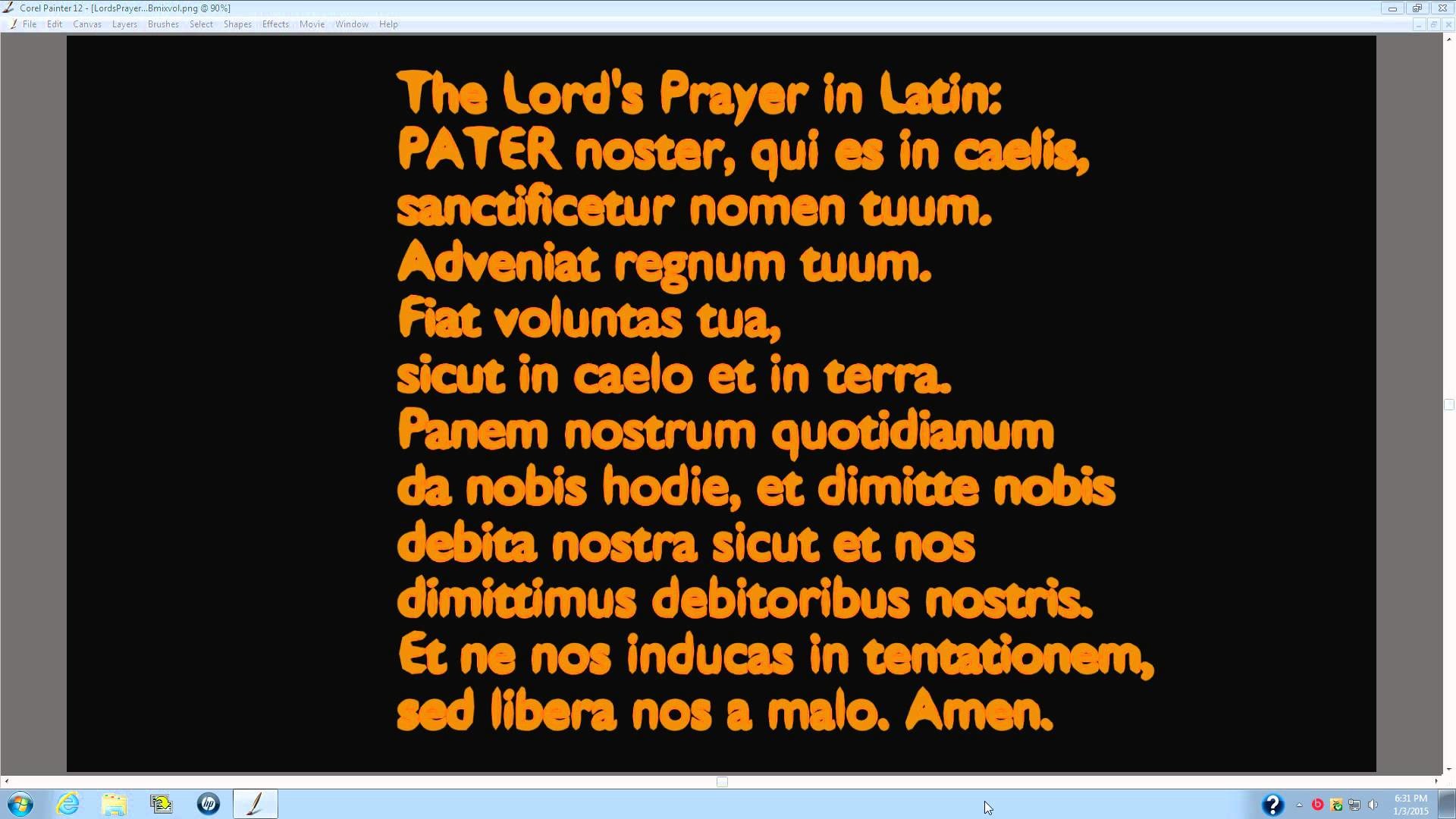 1920x1080 Linguistic Studies with DavidMueller666 Episode 3: The Lord's Prayer in  Latin - YouTube