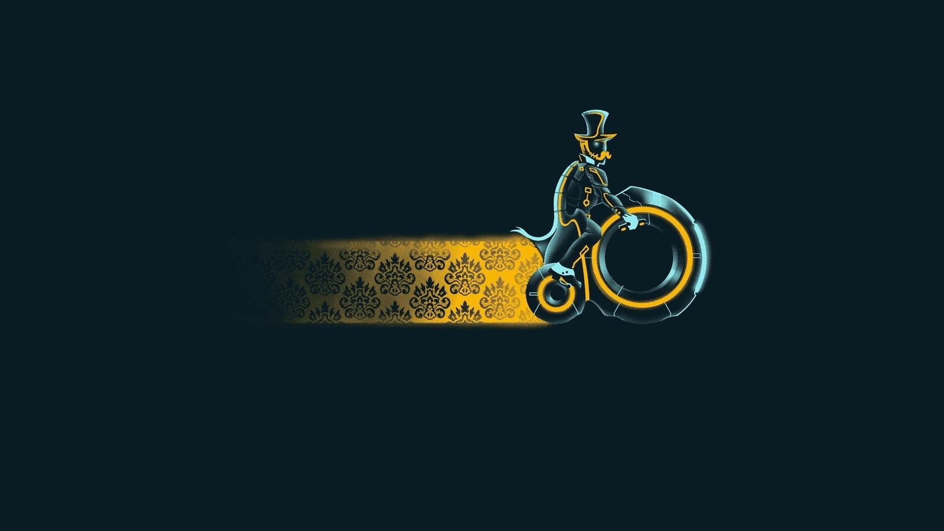 1920x1080 Bike minimalistic vintage funny Tron wallpaper |  | 317004 |  WallpaperUP