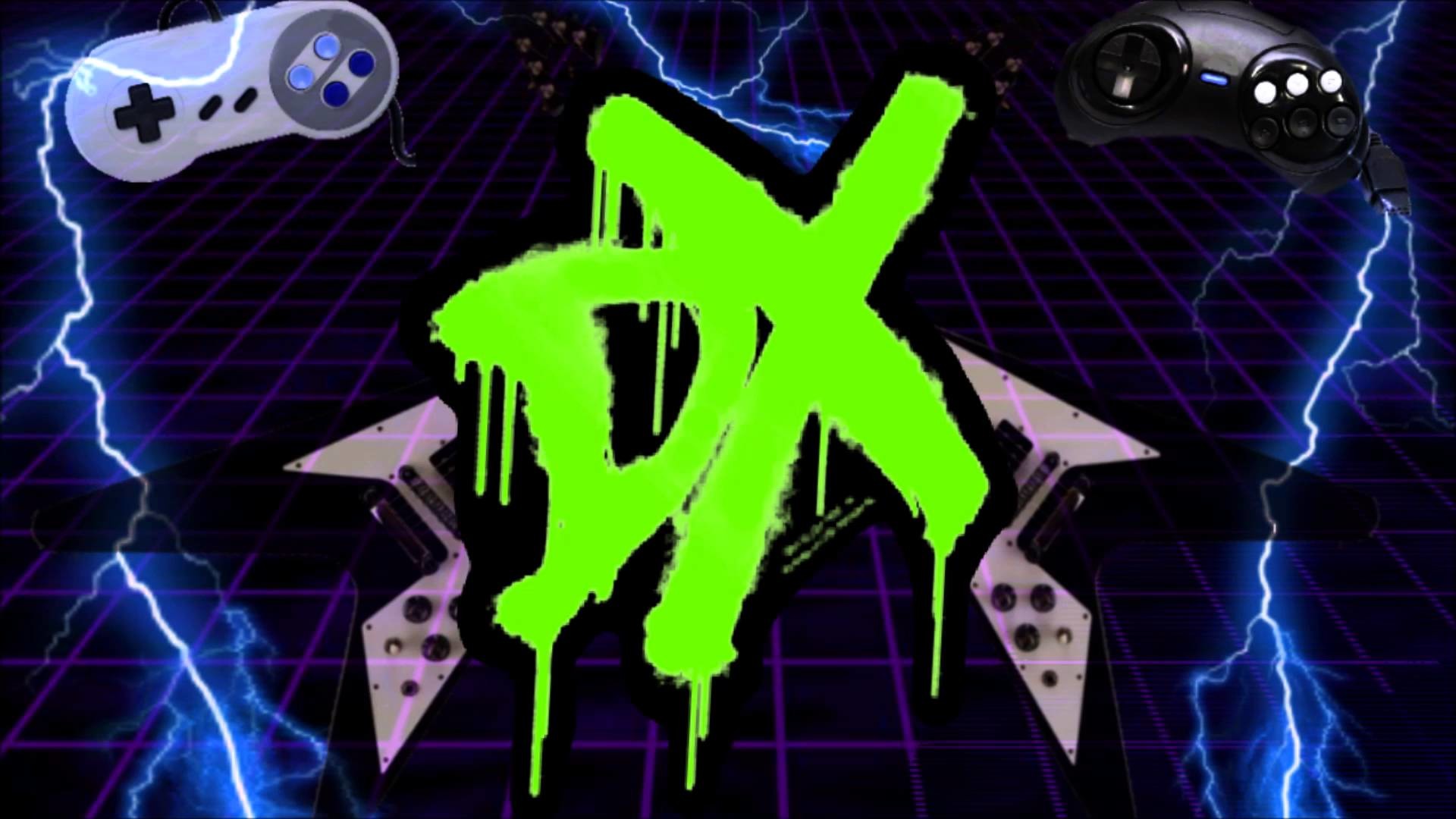 1920x1080 Degeneration X Theme Metal Cover - WWE WWF DX HHH CHYNA HBK - Retro Shred