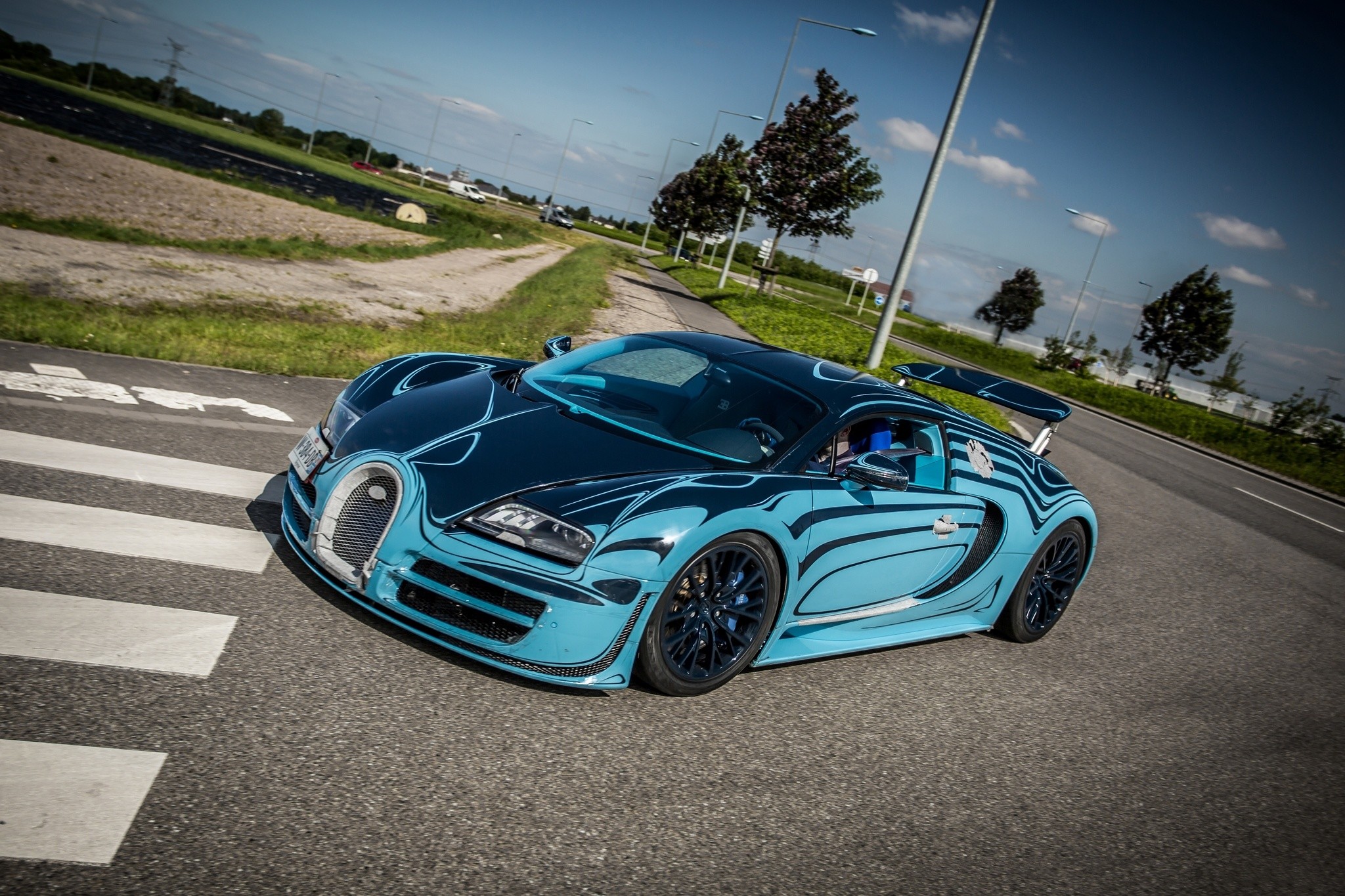 2048x1365  Wallpaper bugatti, veyron, super, sport, saphir bleu, supercar