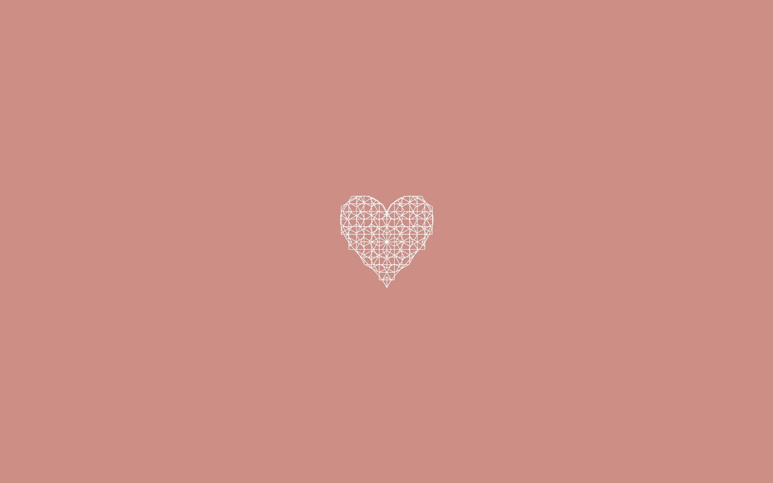 2560x1600 Simple Heart Background