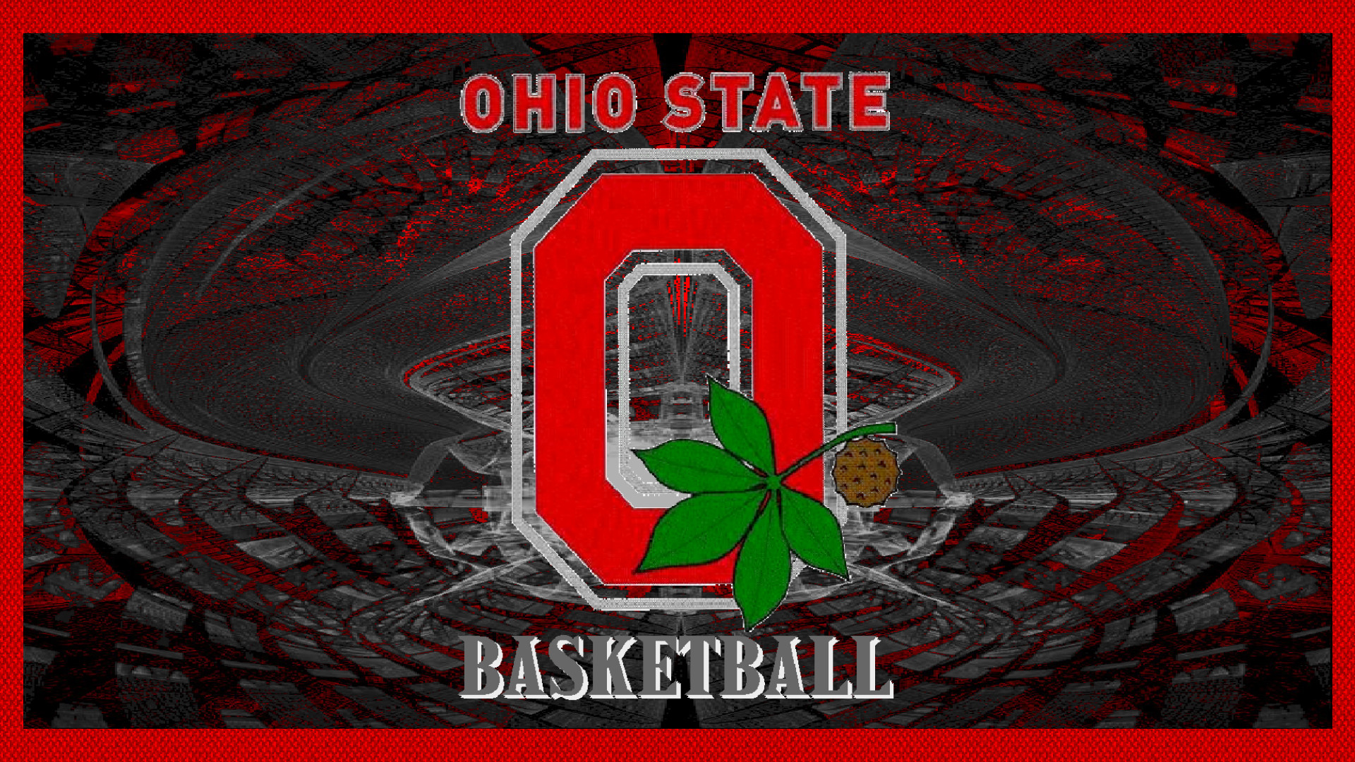 1920x1080 OHIO STATE BASKETBALL RED BLOCK O - Ohio State University .