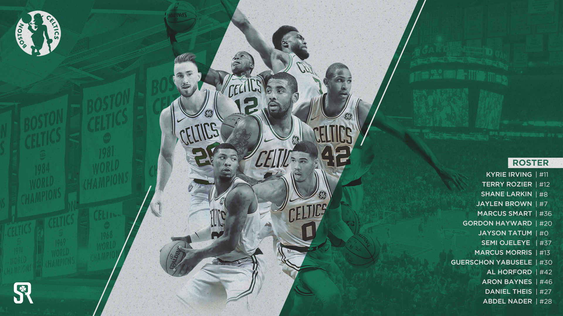 1920x1080 Boston Celtics 2017-2018 Wallpaper