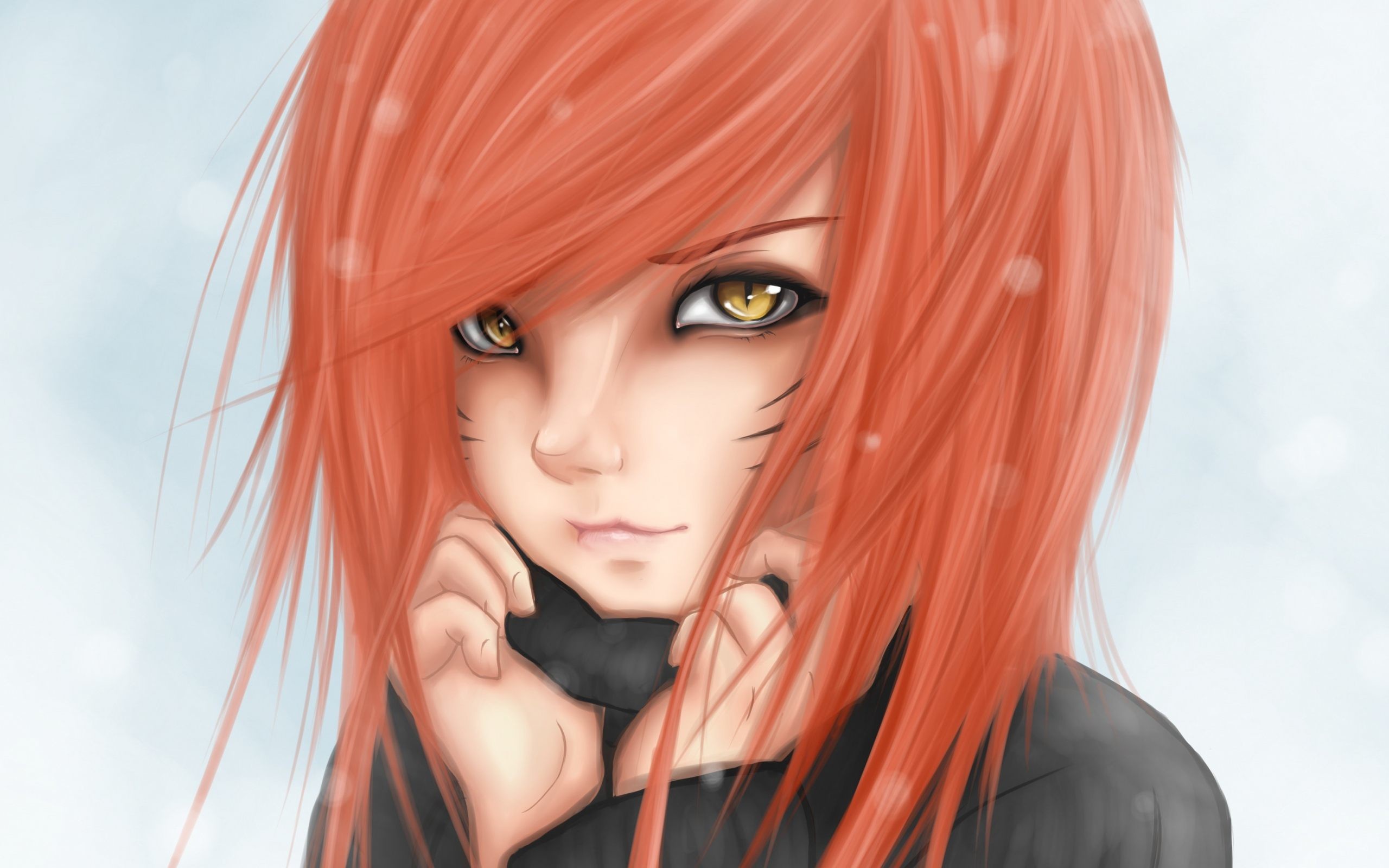2560x1600 Catseye Anime Girl Wallpaper