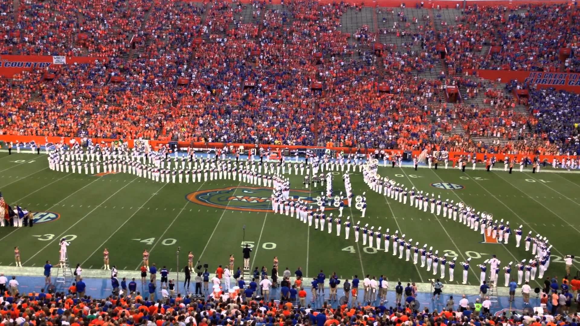 1920x1080 University of Florida - UF Marching Band 9/13/14 - Pre game Part 2 of 5