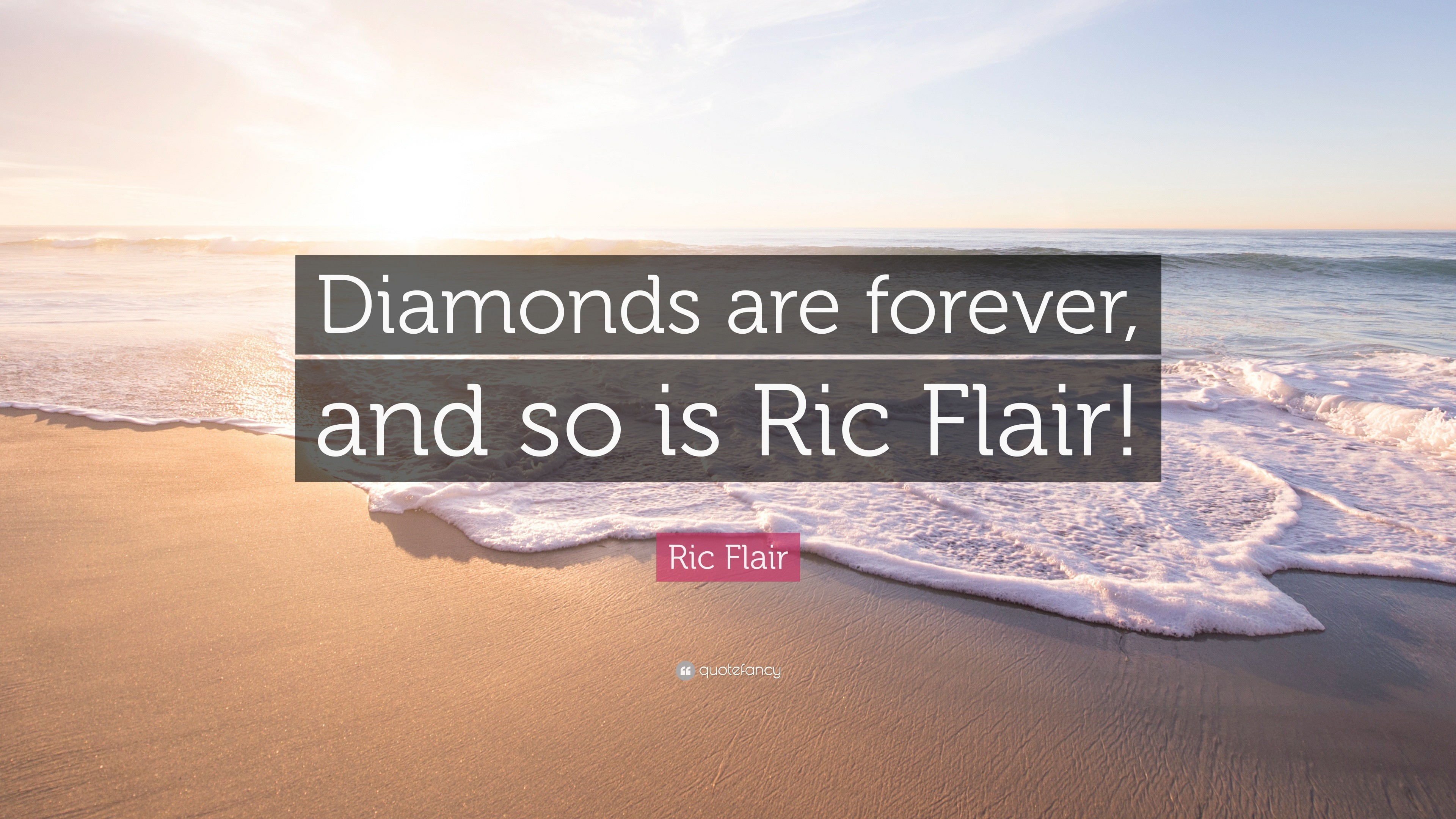 3840x2160 Ric Flair Quote: “Diamonds are forever, and so is Ric Flair!”
