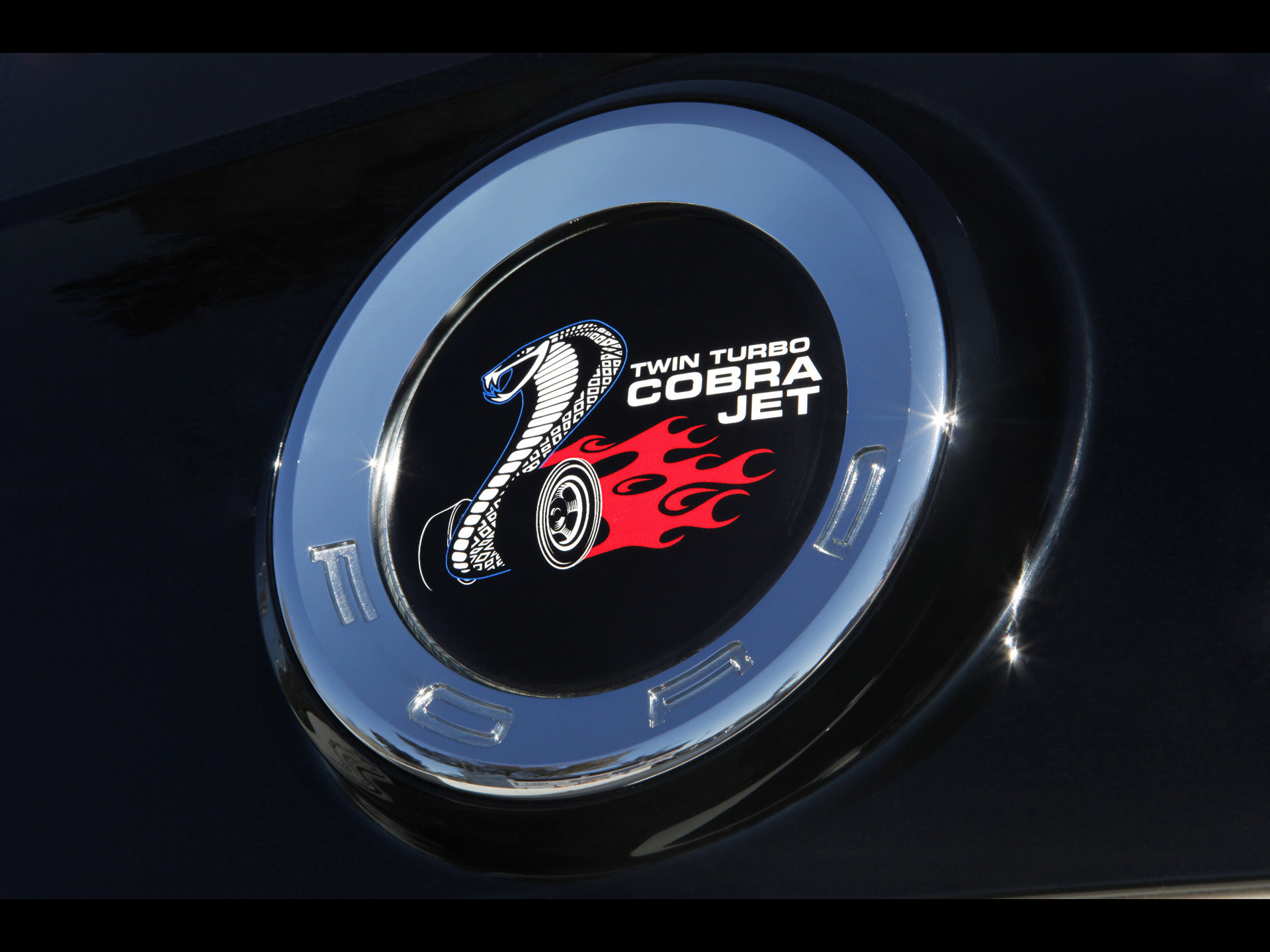 1920x1440 2012 Ford Mustang Cobra Jet Twin-Turbo Concept - Emblem -  -  Wallpaper
