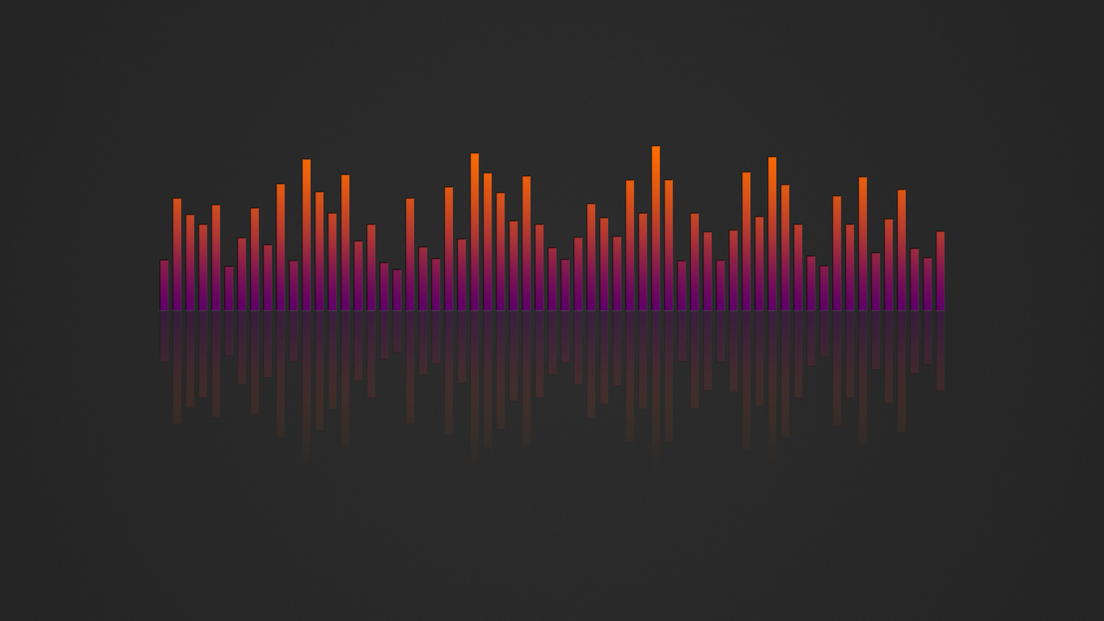 3840x2160 ... Music Visualizer 4K Wallpaper Orange Purple by RV770