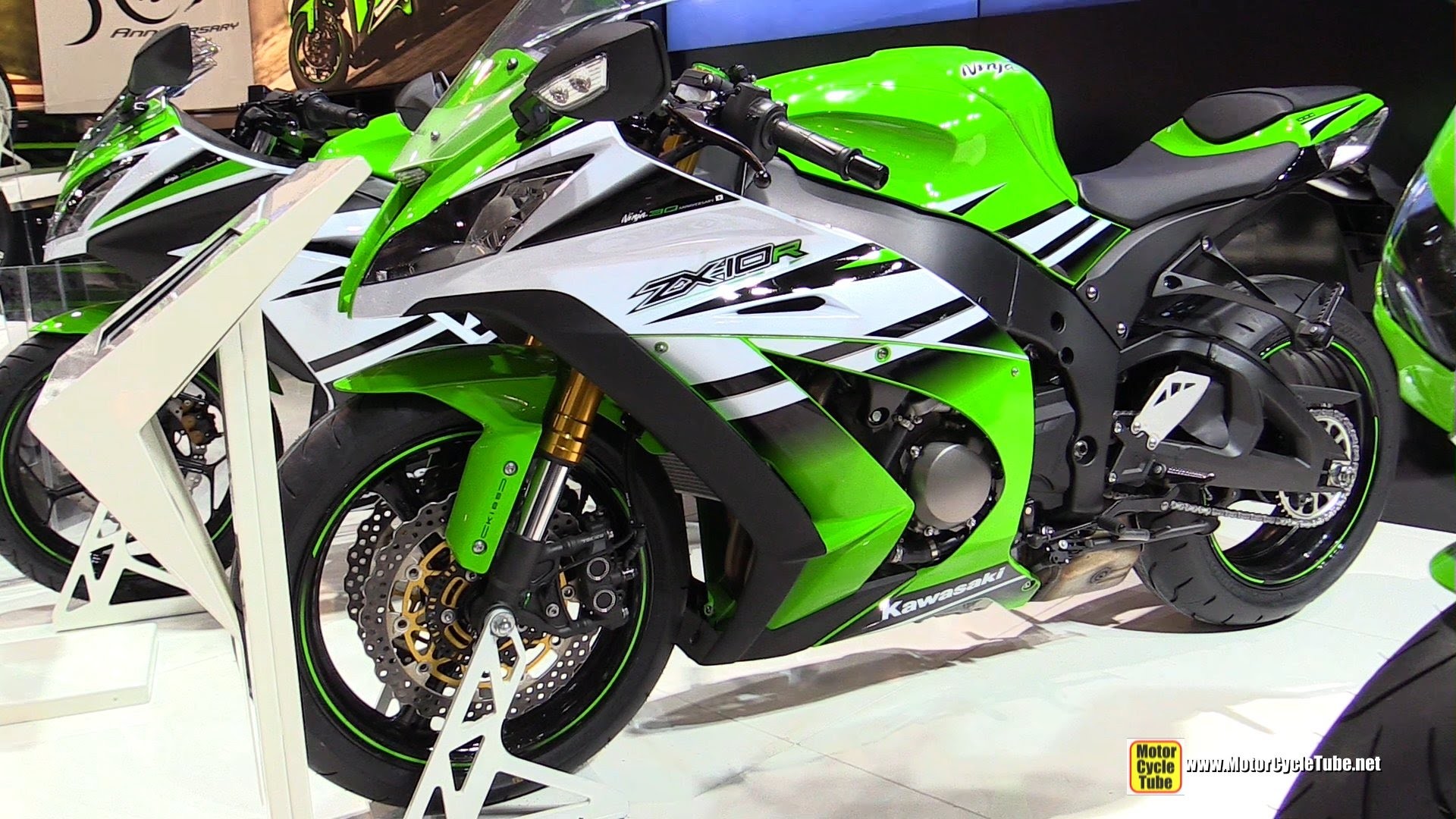 1920x1080 2015 Kawasaki Ninja ZX-10R 30th Anniversary Edition - Walkaround - 2014  EICMA Milan Motorcycle Show - YouTube