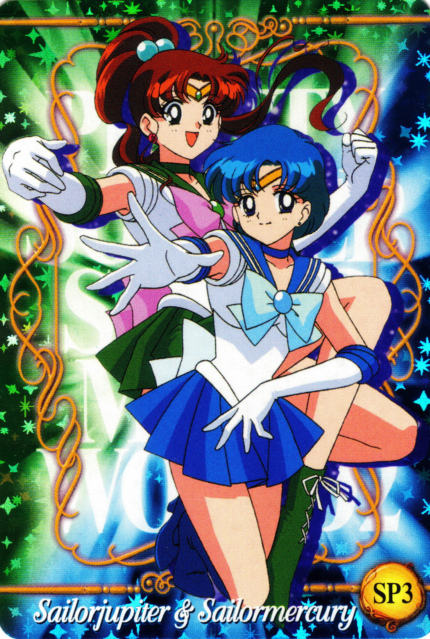 1368x2031 Photo of Sailor Mercury and Sailor Jupiter for fans of Sailor Mercury.