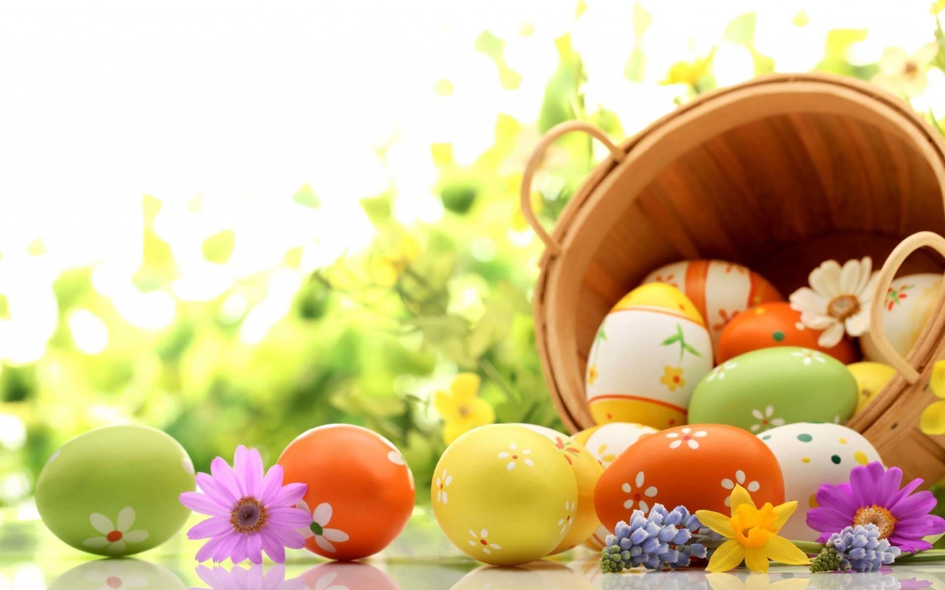 1920x1200 free easter computer wallpaper ; Easter-Eggs-Holiday-Wallpaper