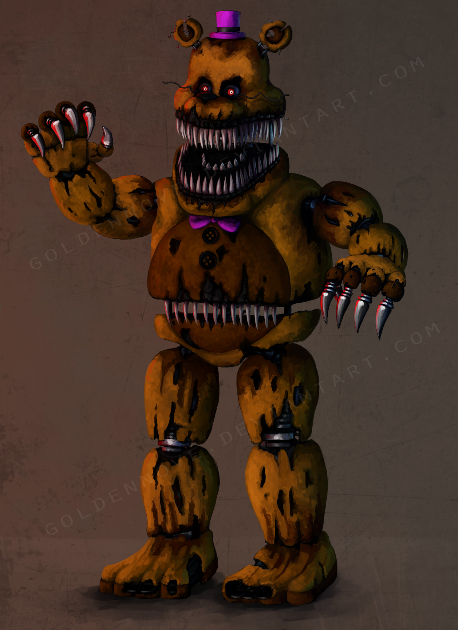1490x2048 Incase one of the mods accept nightmare fredbear request to join png   Nightmare fred bear