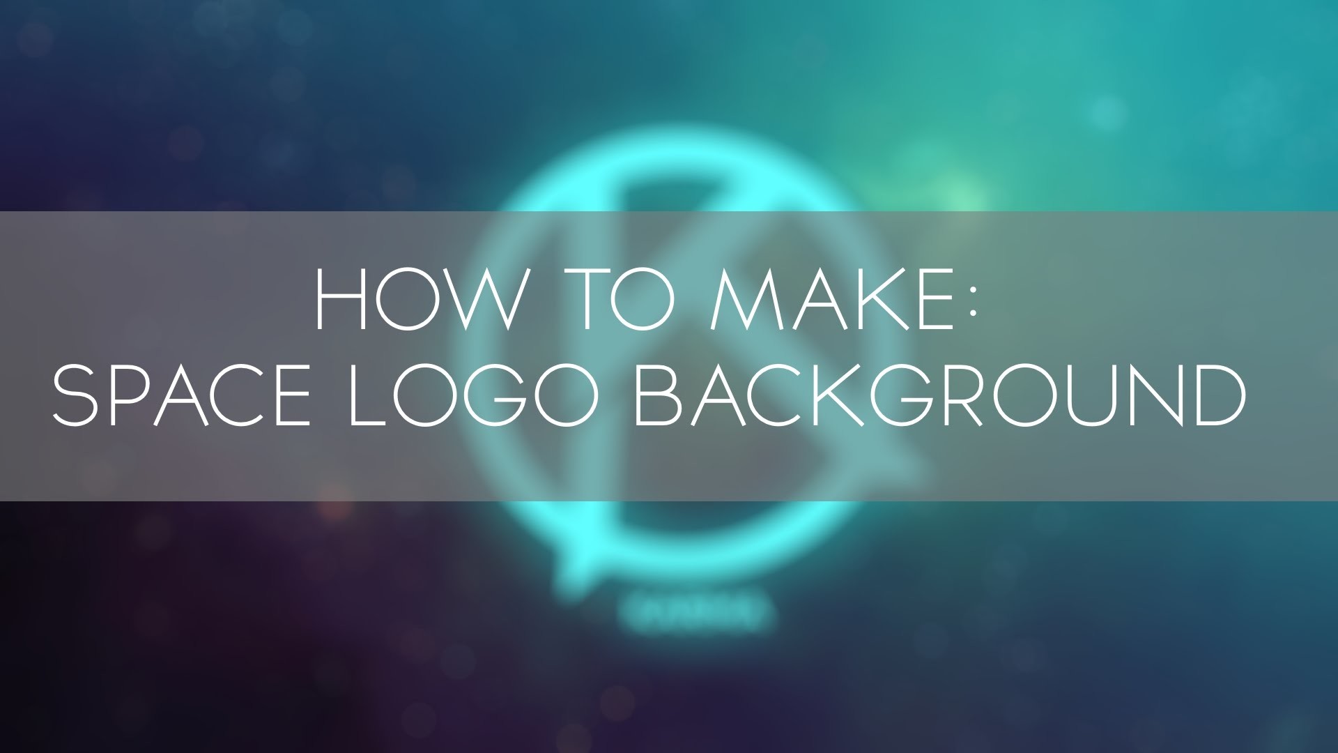 1920x1080 How to make a custom logo wallpaper with a space background! [Paint.net] -  KarmaTutorials - YouTube