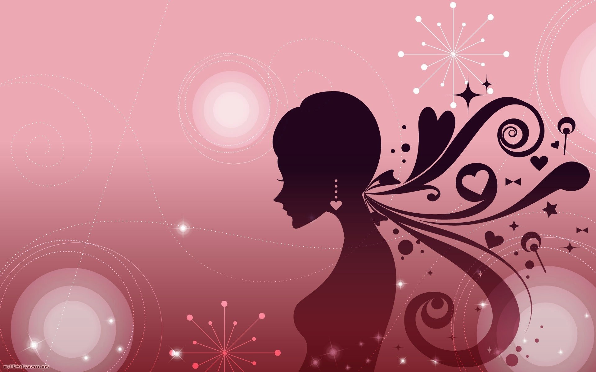 1920x1200 Awesome Vector Girl HD Wallpaper Pack 53 | Free Download