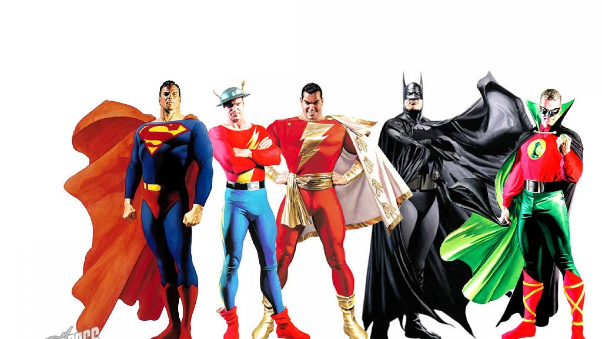 Бывший герой в теле. Лига справедливости Алекс Росс. Алекс Росс супергероини. Коллаж Супергерои. Супергерои мужчины.
