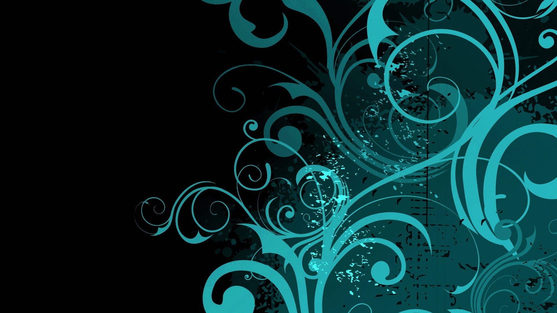 1920x1080 black and teal wallpaper #113471