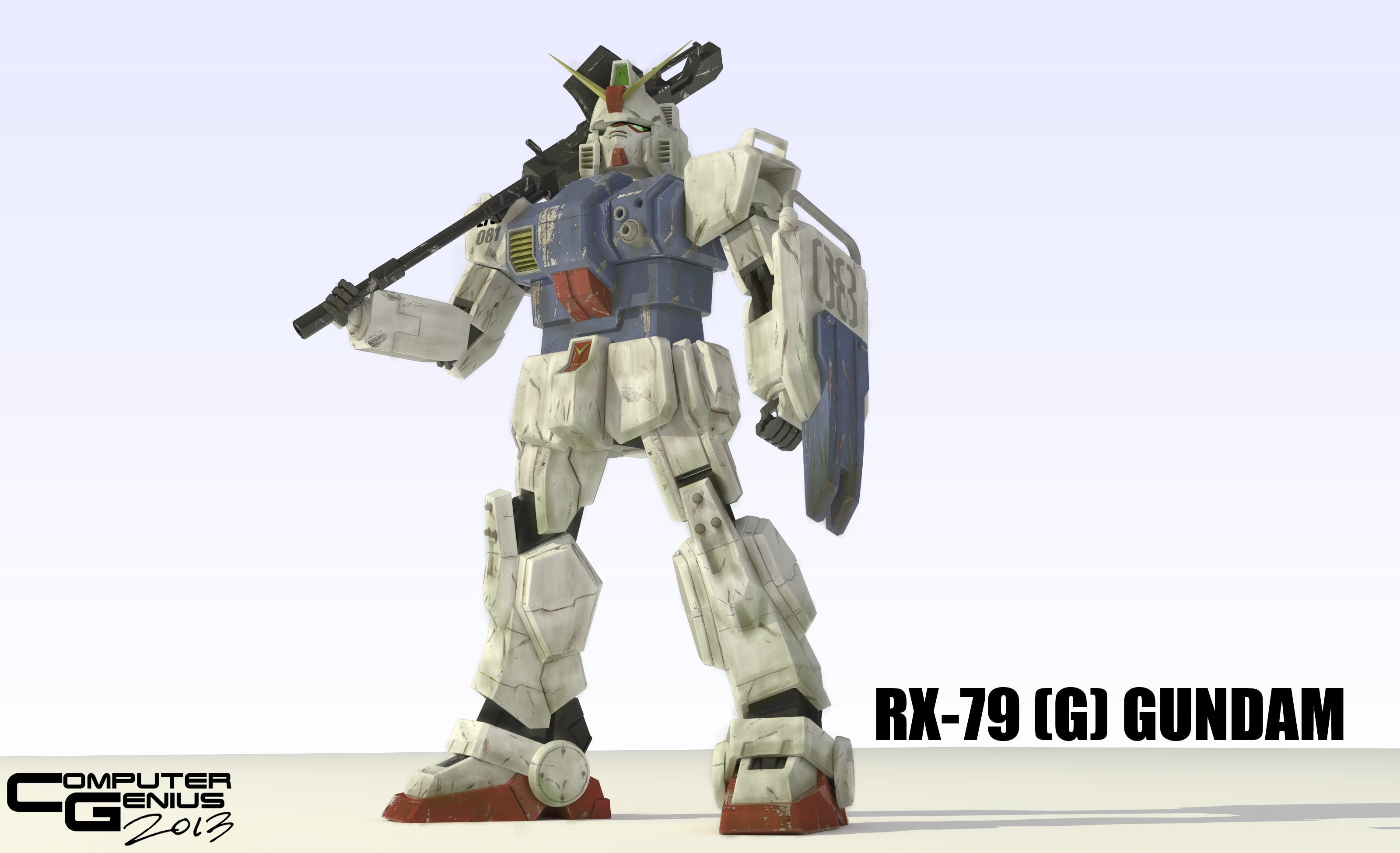 3200x1949 ... RX-79 (G) Gundam by ComputerGenius