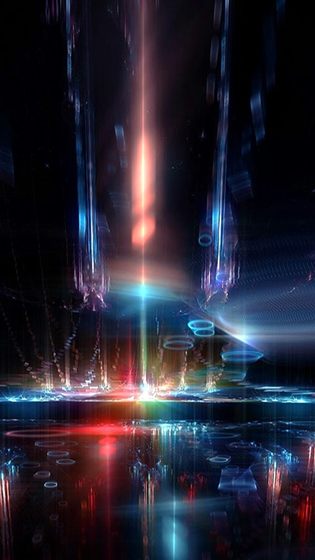 1080x1920 Space Ship Interior Neon Lights iPhone 6 Plus HD Wallpaper