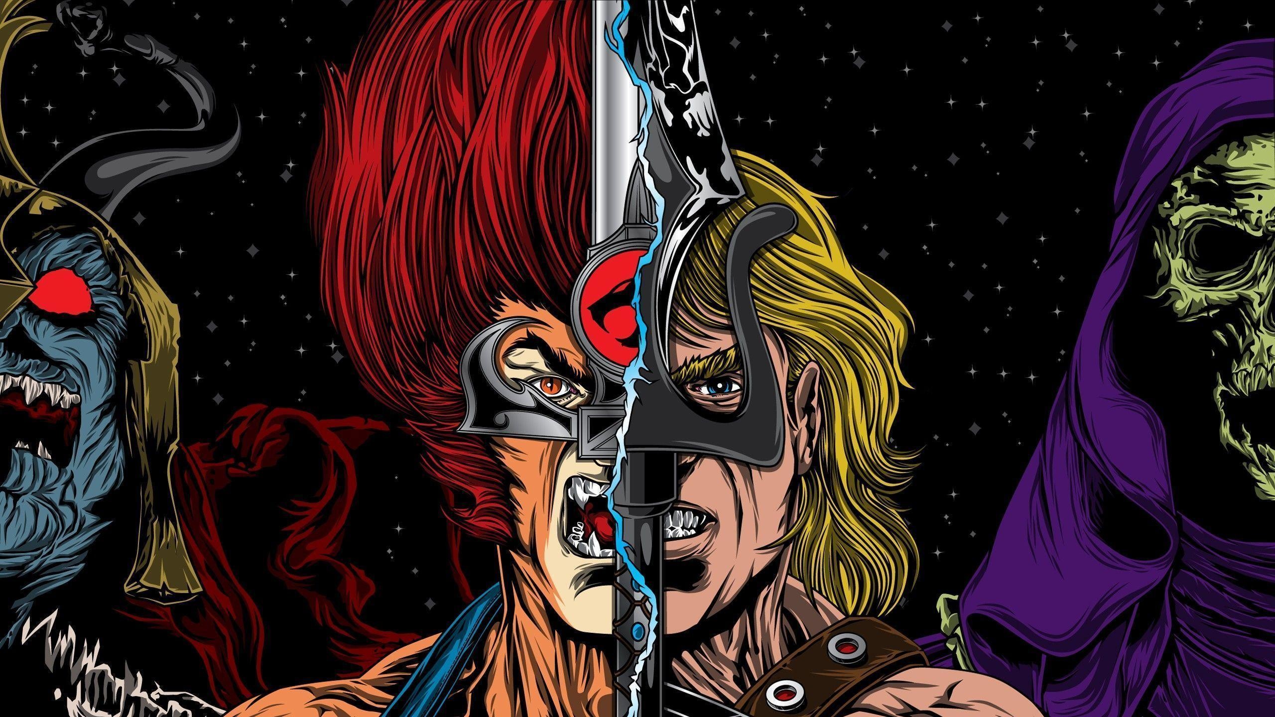 2560x1440 thundercats vs he man Colouring Pages (page 3)