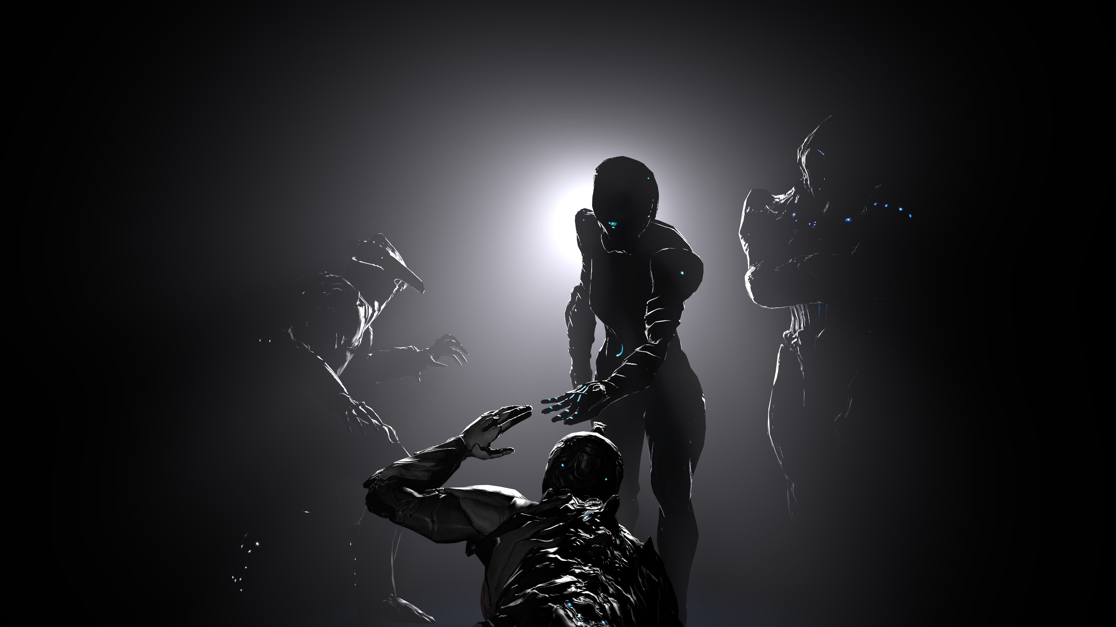 3840x2160 A Tenno is Never Alone (3840Ã2160) #Warframe Wallpaper