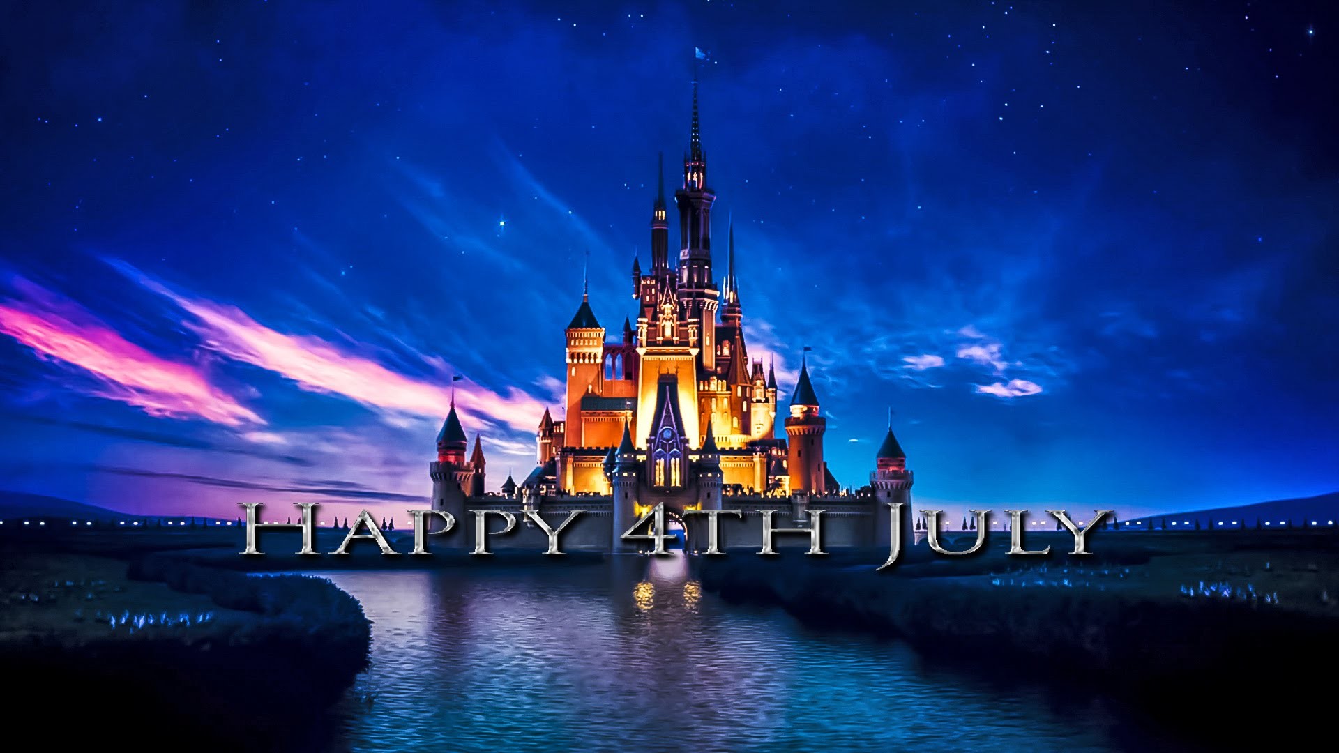 1920x1080 Disney Castle Flies The Stars And Stripes For The 4th Of July - small