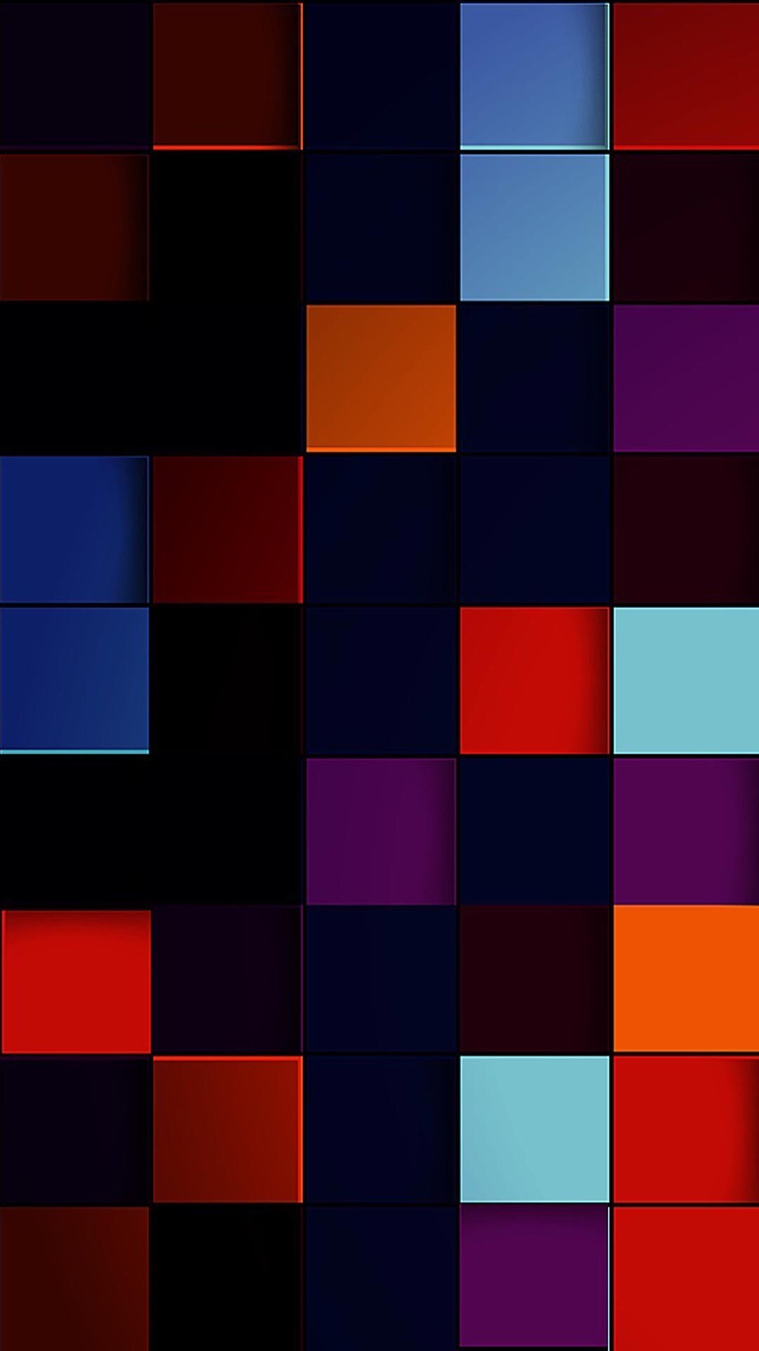 1080x1920 Colorful Geometric Shapes Wallpaper