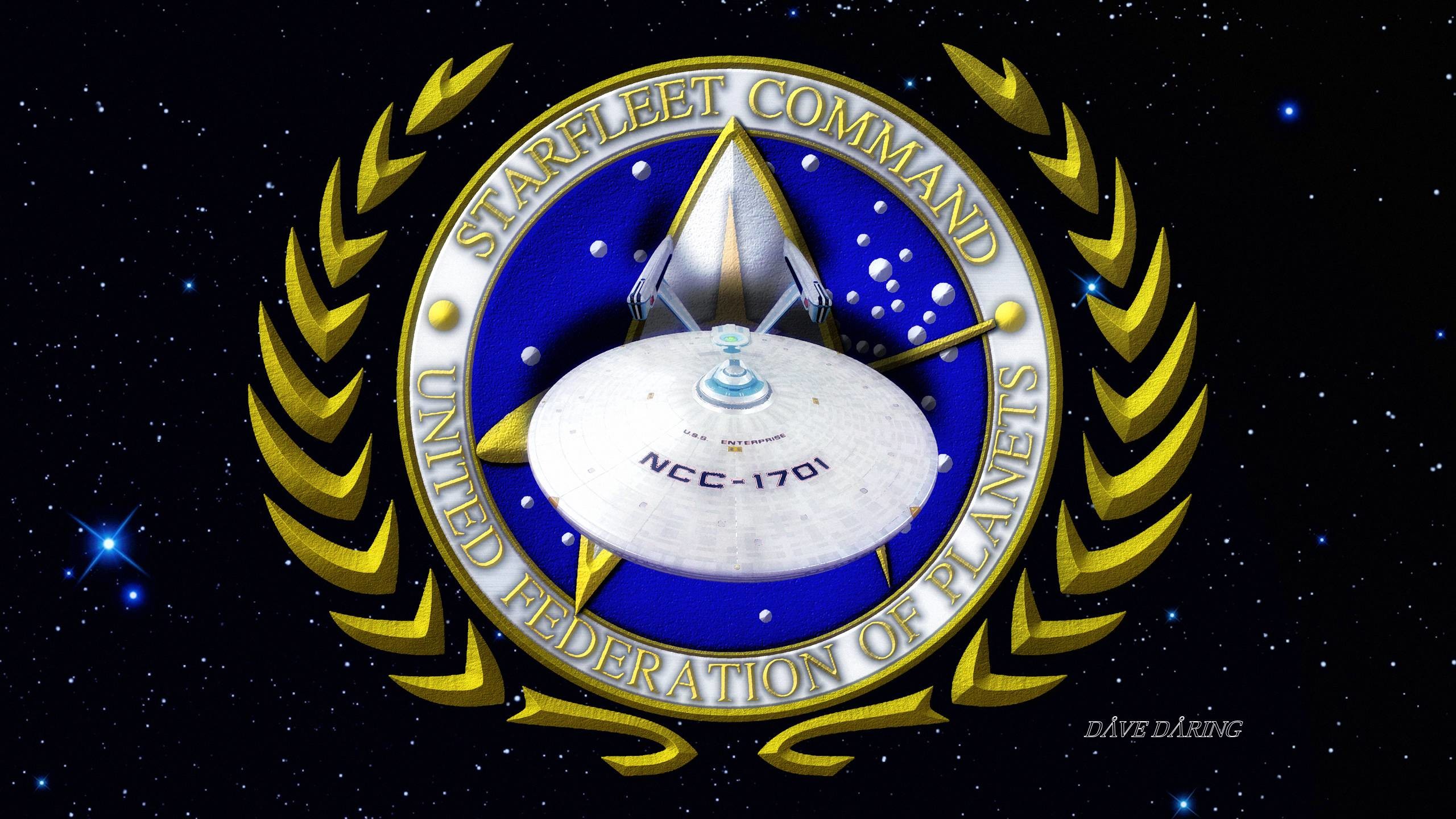 2560x1440 ... The ENTERPRISE of Starfleet Command by Dave-Daring