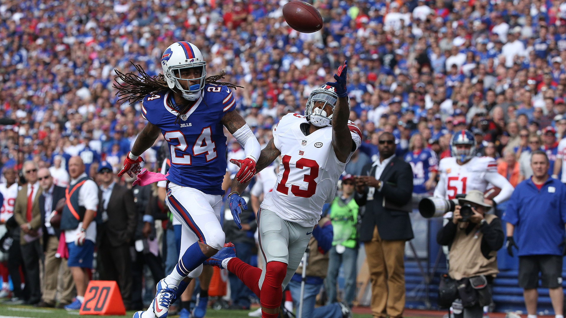 1920x1080 Odell Beckham Jr. nearly repeated 'The Catch' against the Buffalo Bills, but