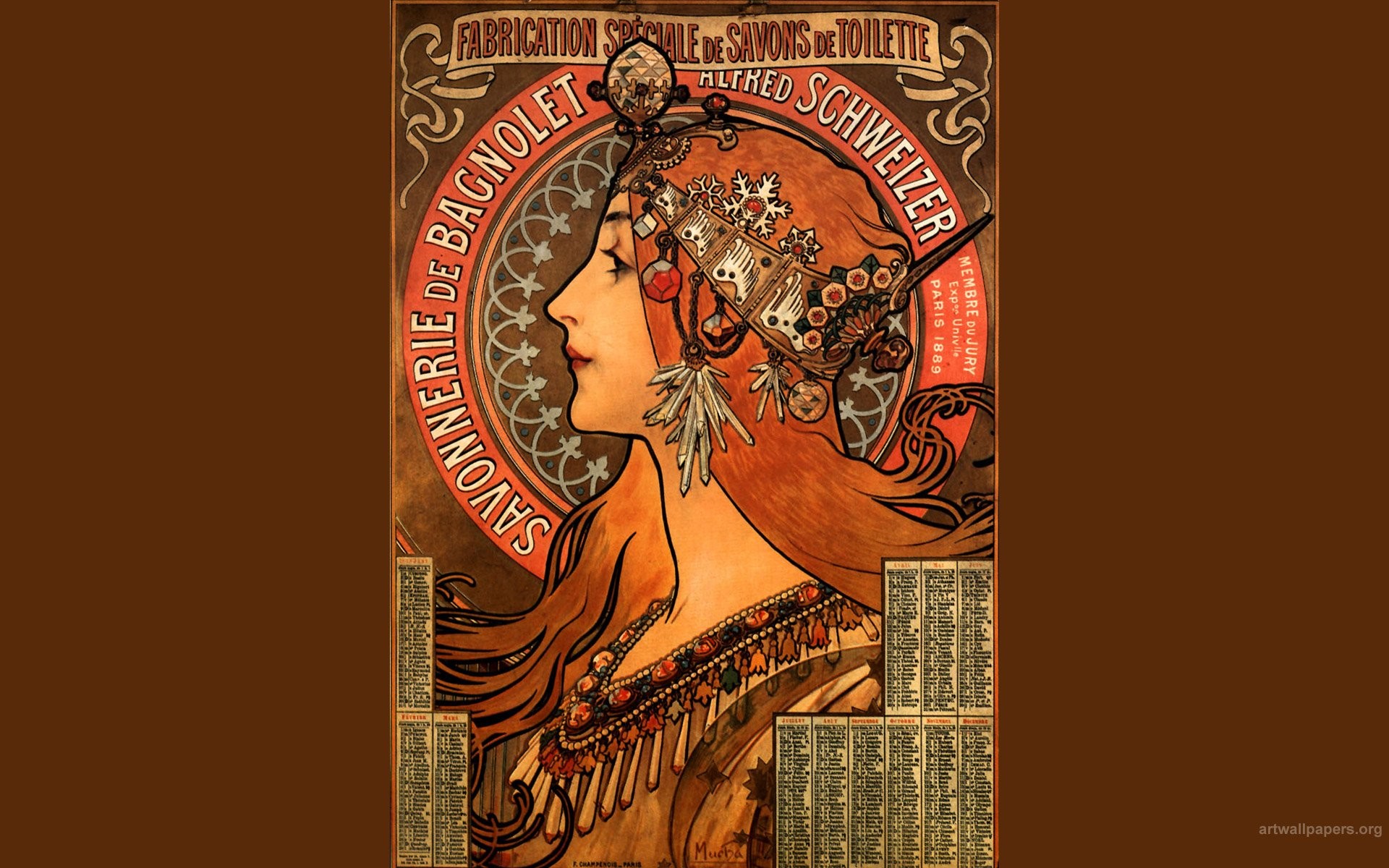 1920x1200 Alphonse Mucha Wallpapers For Android
