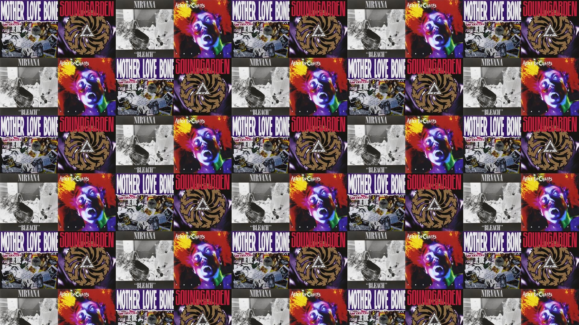 1920x1080 Mother Love Bone Soundgarden Badmotorfinger Nirvana Bleach Wallpaper