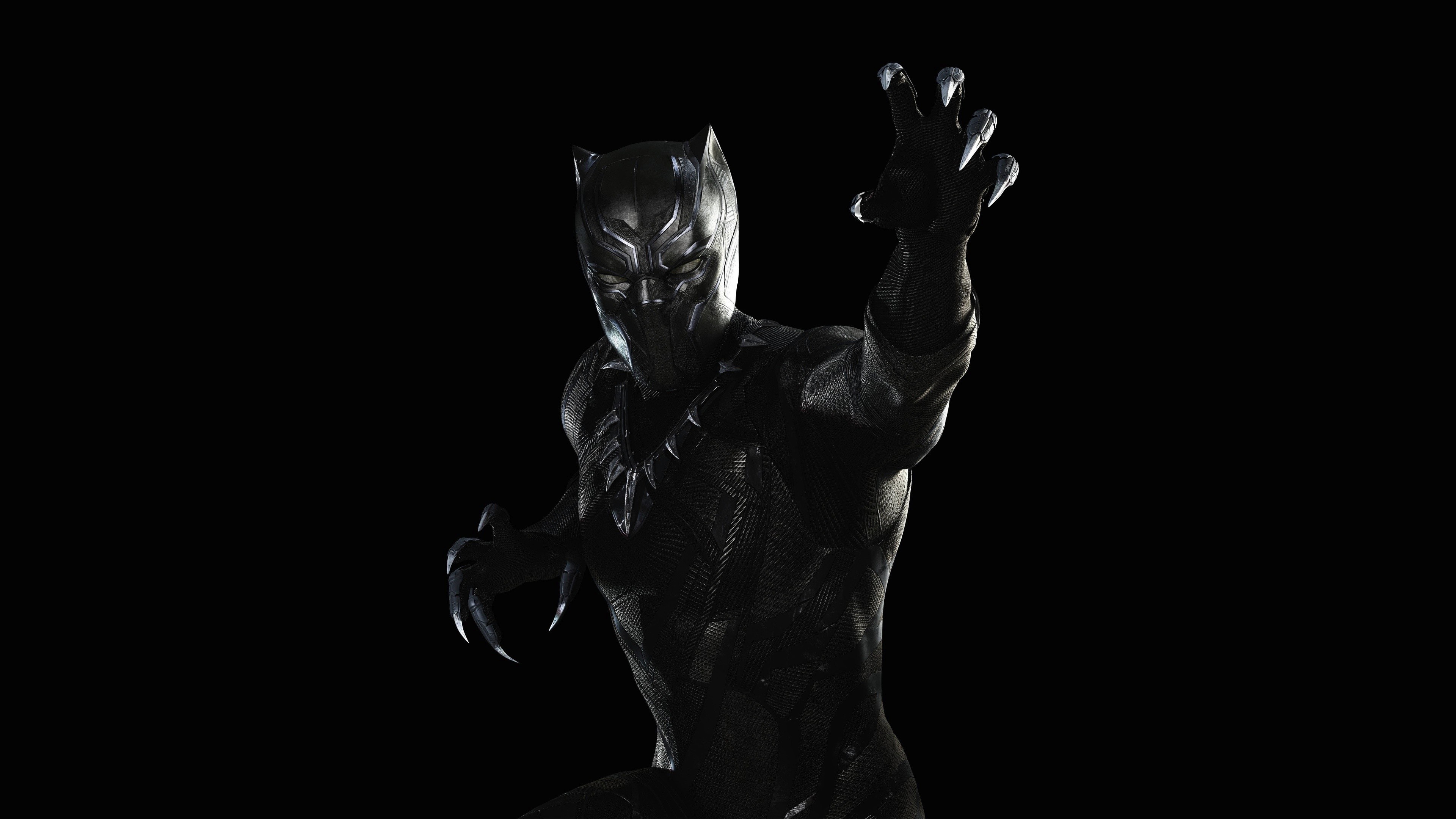 3840x2160 Black Panther Captain America Civil War